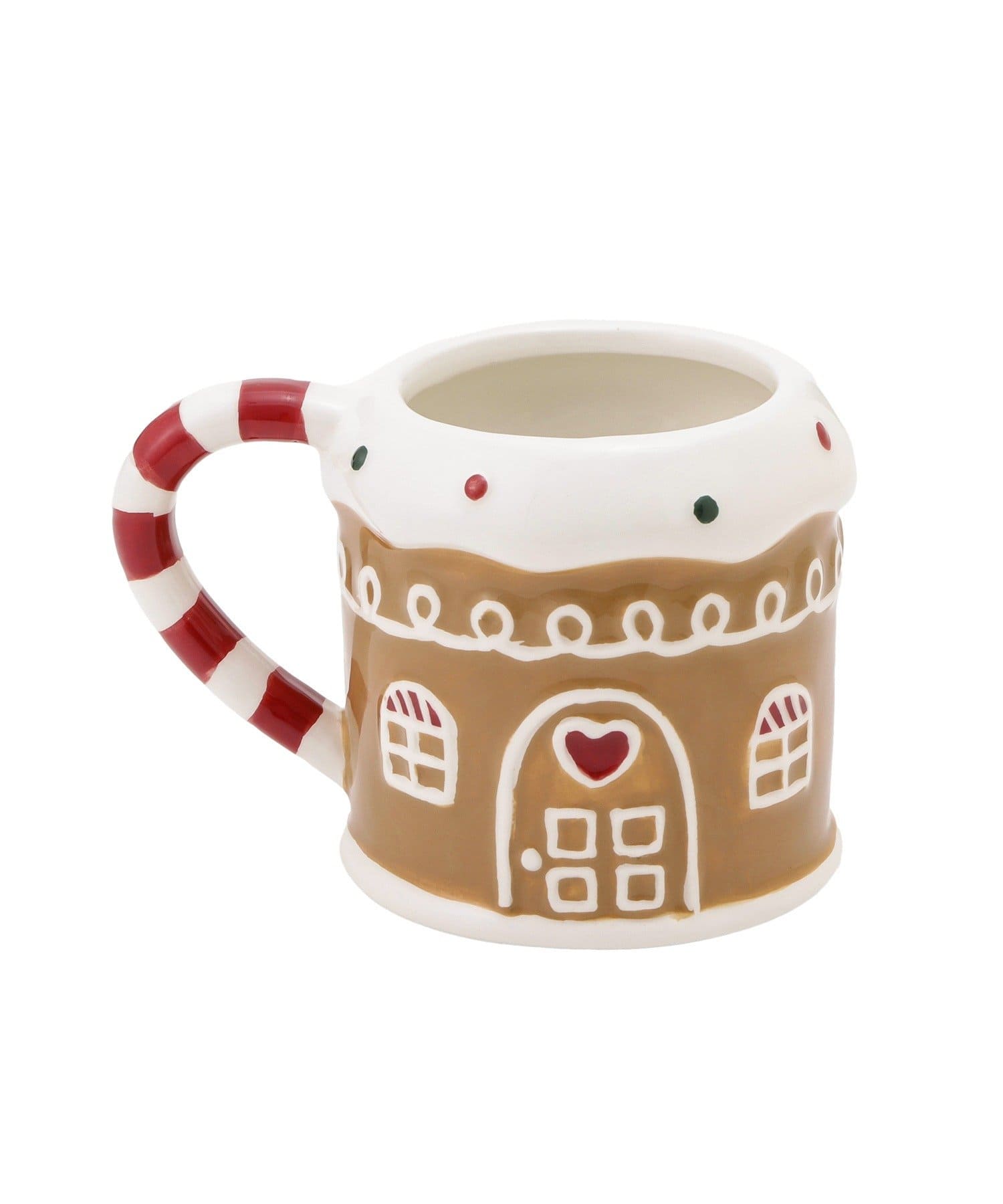 3COINS(スリーコインズ) セラミックモチーフマグ:270ml/クリスマス