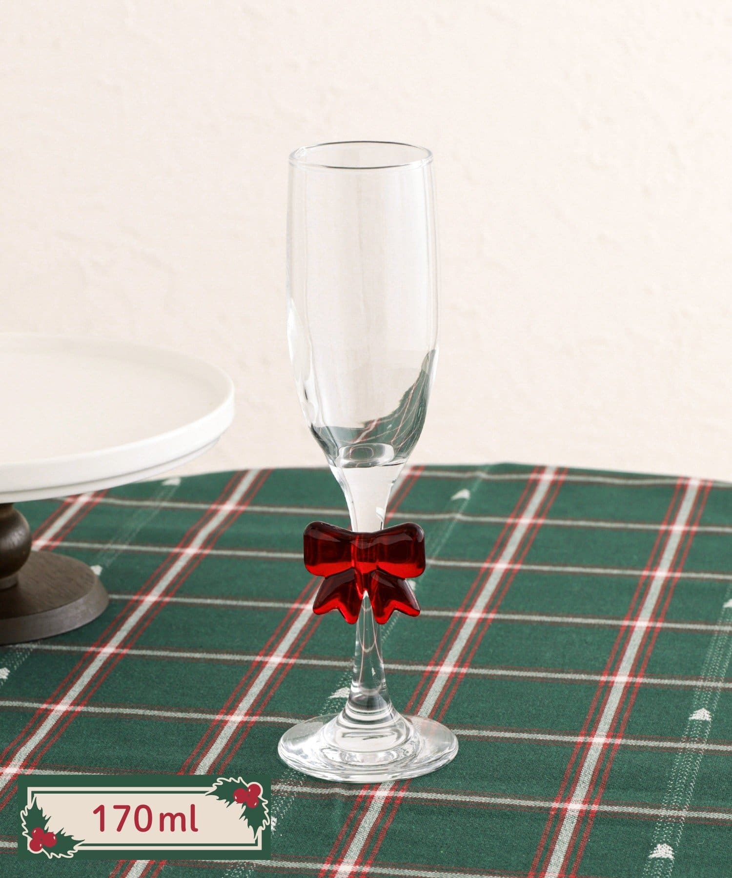 3COINS(スリーコインズ) シャンパングラス:170ml/クリスマス