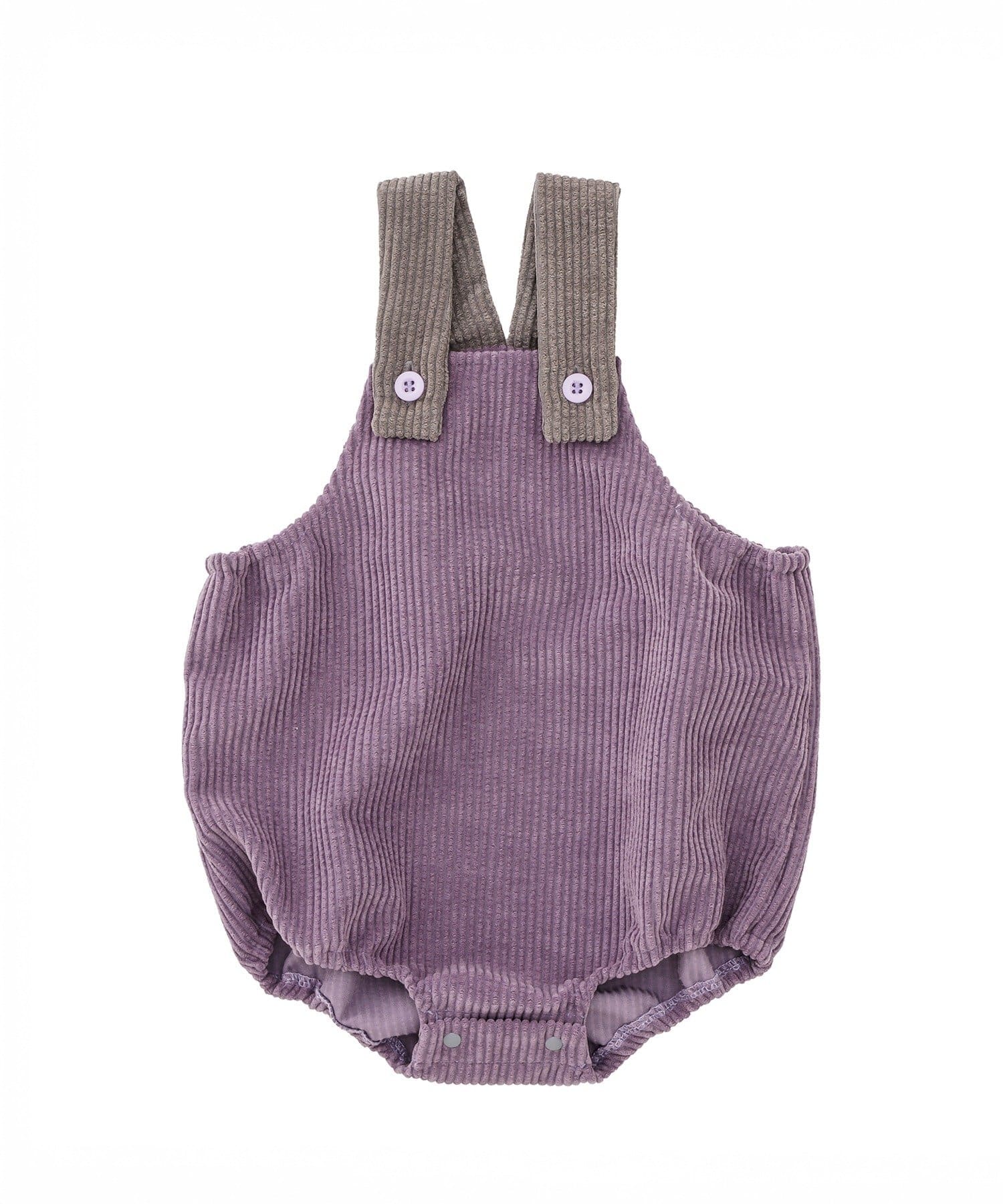 3COINS(スリーコインズ) 《WEB限定商品》ショートサロペット:70~80cm