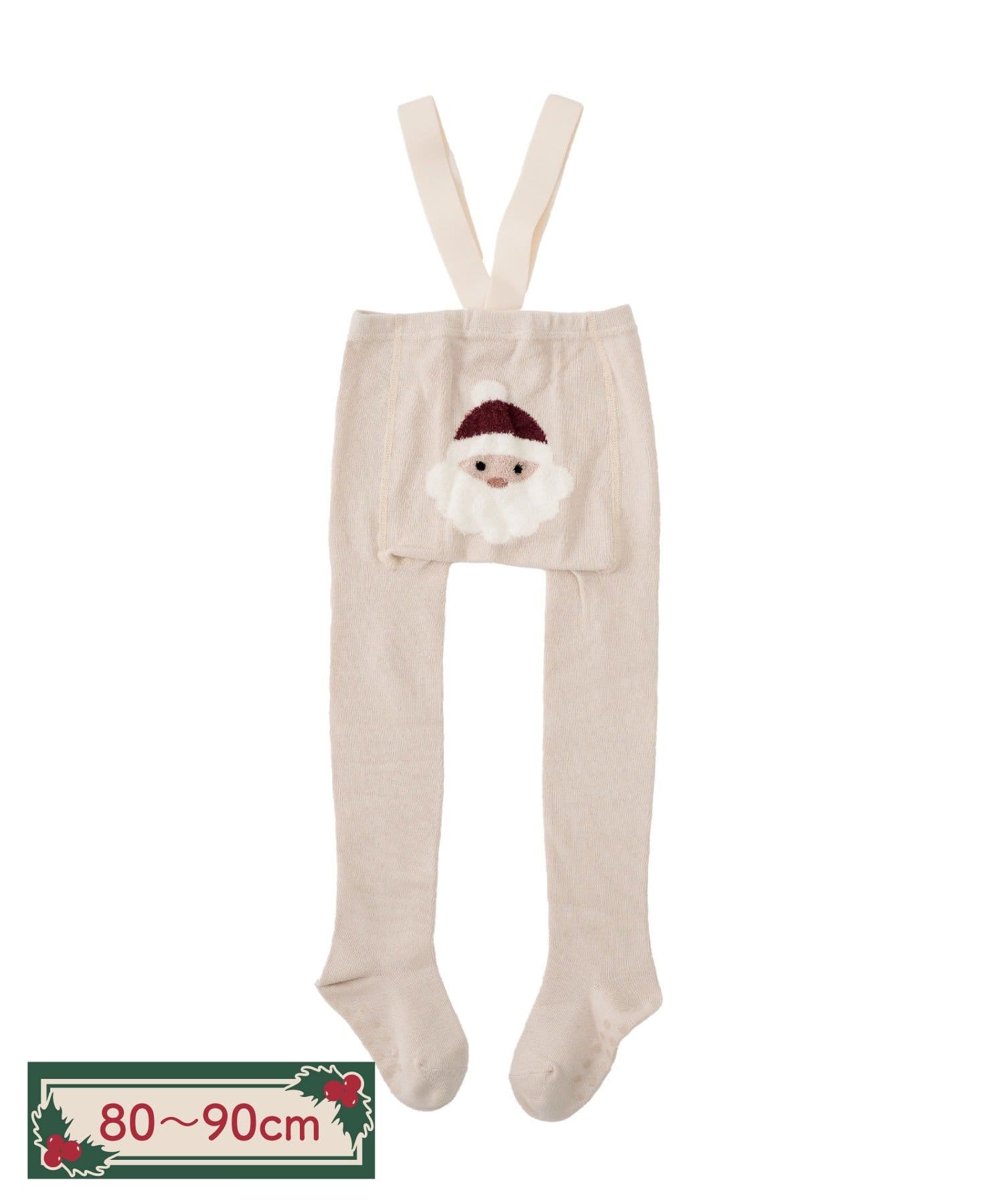 3COINS(スリーコインズ) サス付きタイツ:80~90cm/クリスマス