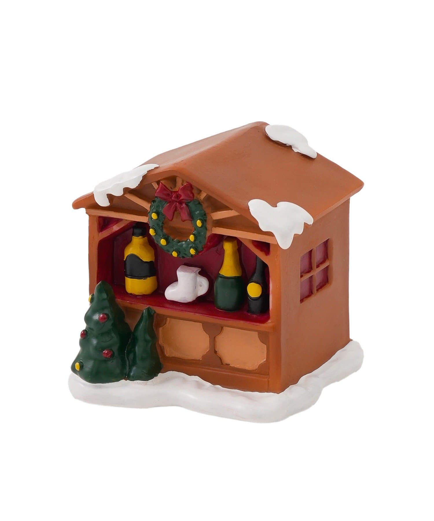 3COINS(スリーコインズ) ライト付きクリスマスマーケットオブジェ/クリスマス