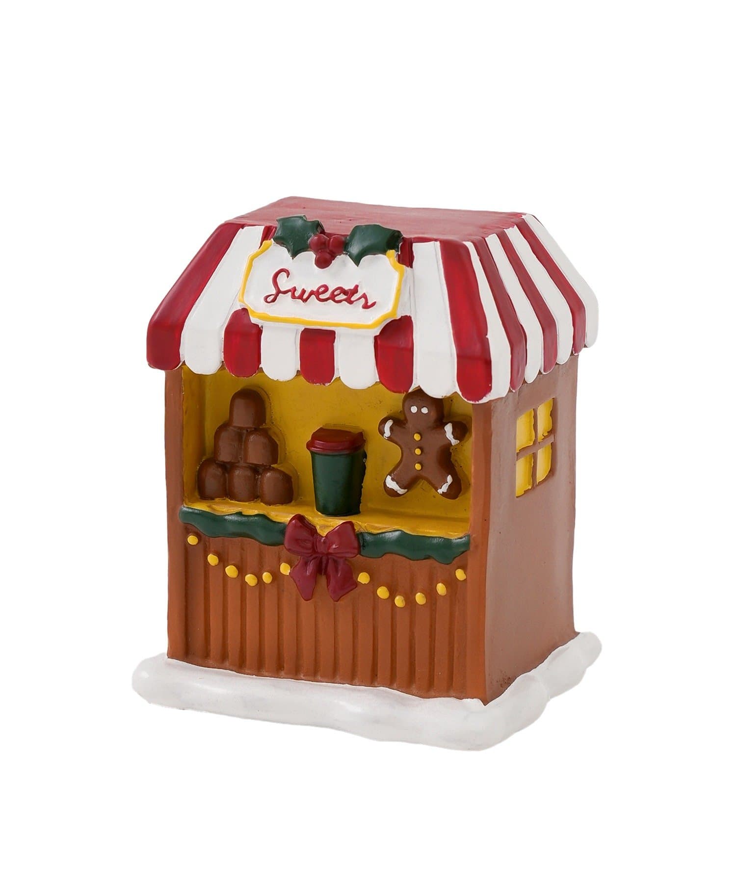 3COINS(スリーコインズ) ライト付きクリスマスマーケットオブジェ/クリスマス