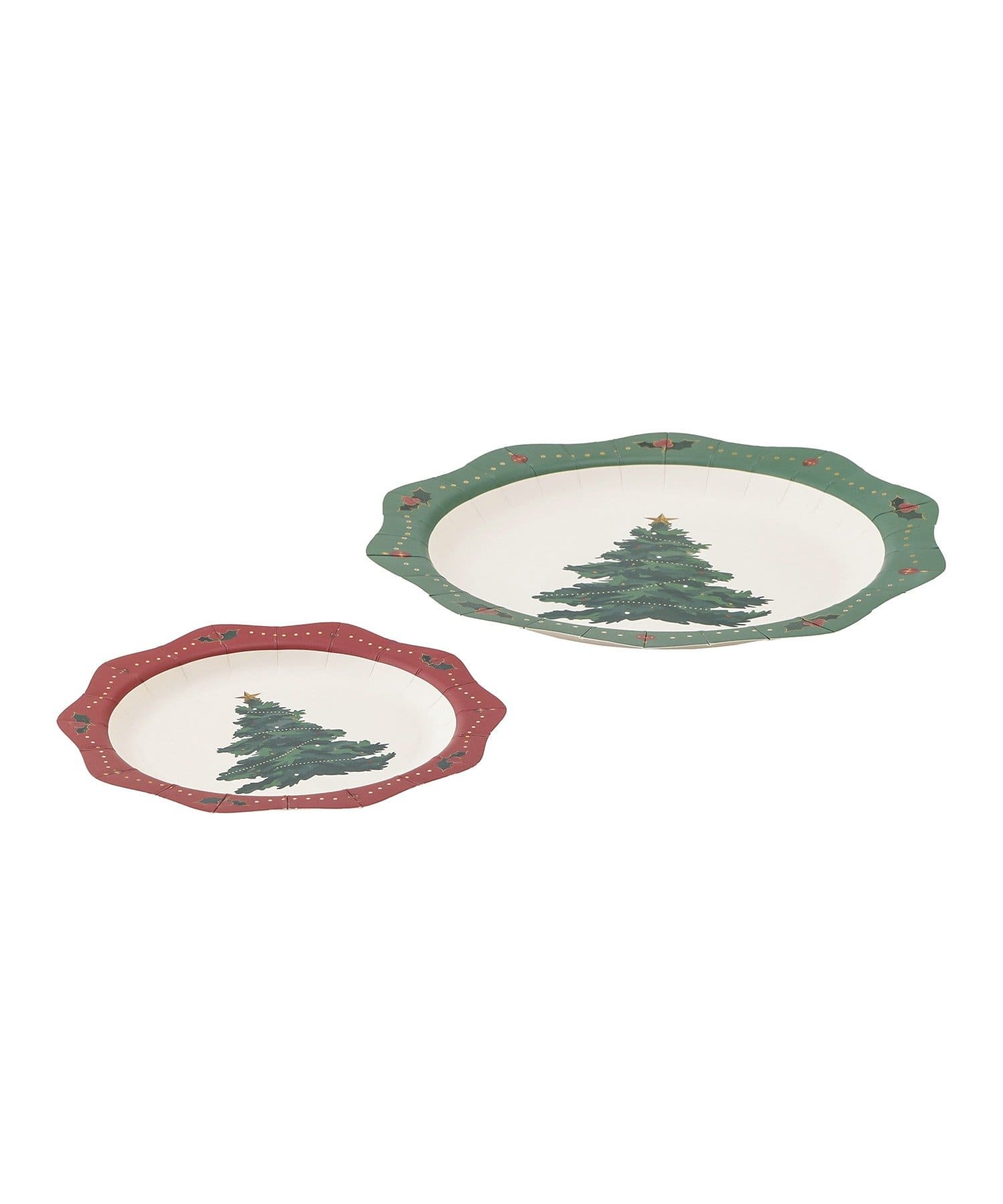 3COINS(スリーコインズ) ペーパープレート2柄/クリスマス