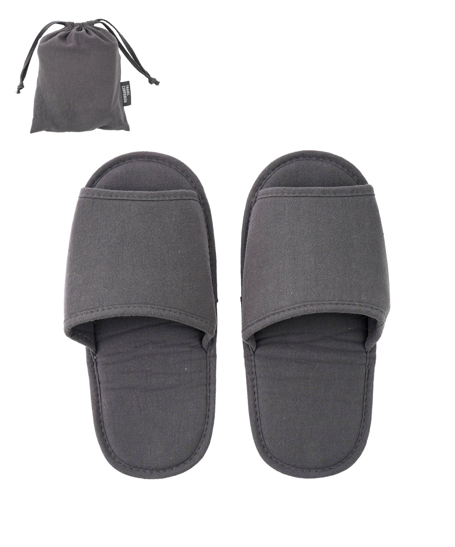 3COINS(スリーコインズ) トラベル折りたたみスリッパ