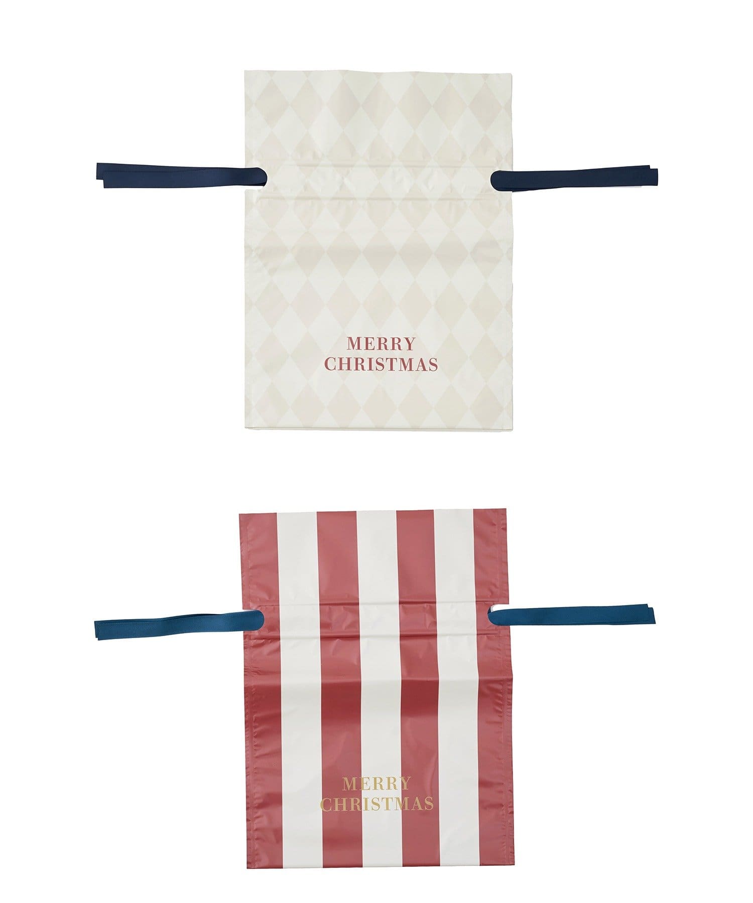 3COINS(スリーコインズ) ラッピング袋2枚セット/クリスマス