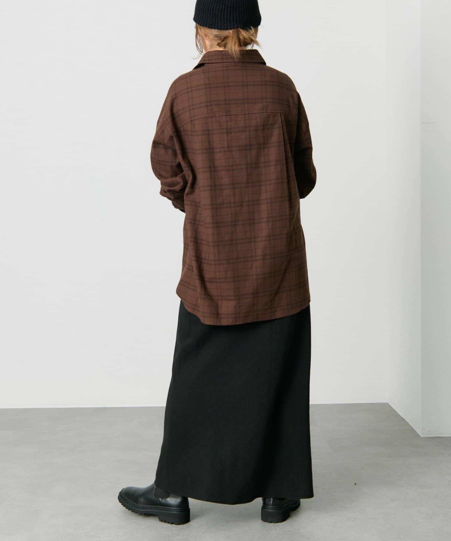 PUAL CE CIN(ピュアルセシン) 【インフルエンサーセレクト】ソフトツイルバイヤススカート