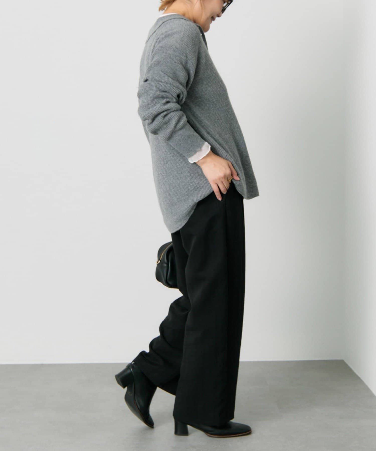 PUAL CE CIN(ピュアルセシン) ソフトツイルイージーパンツ