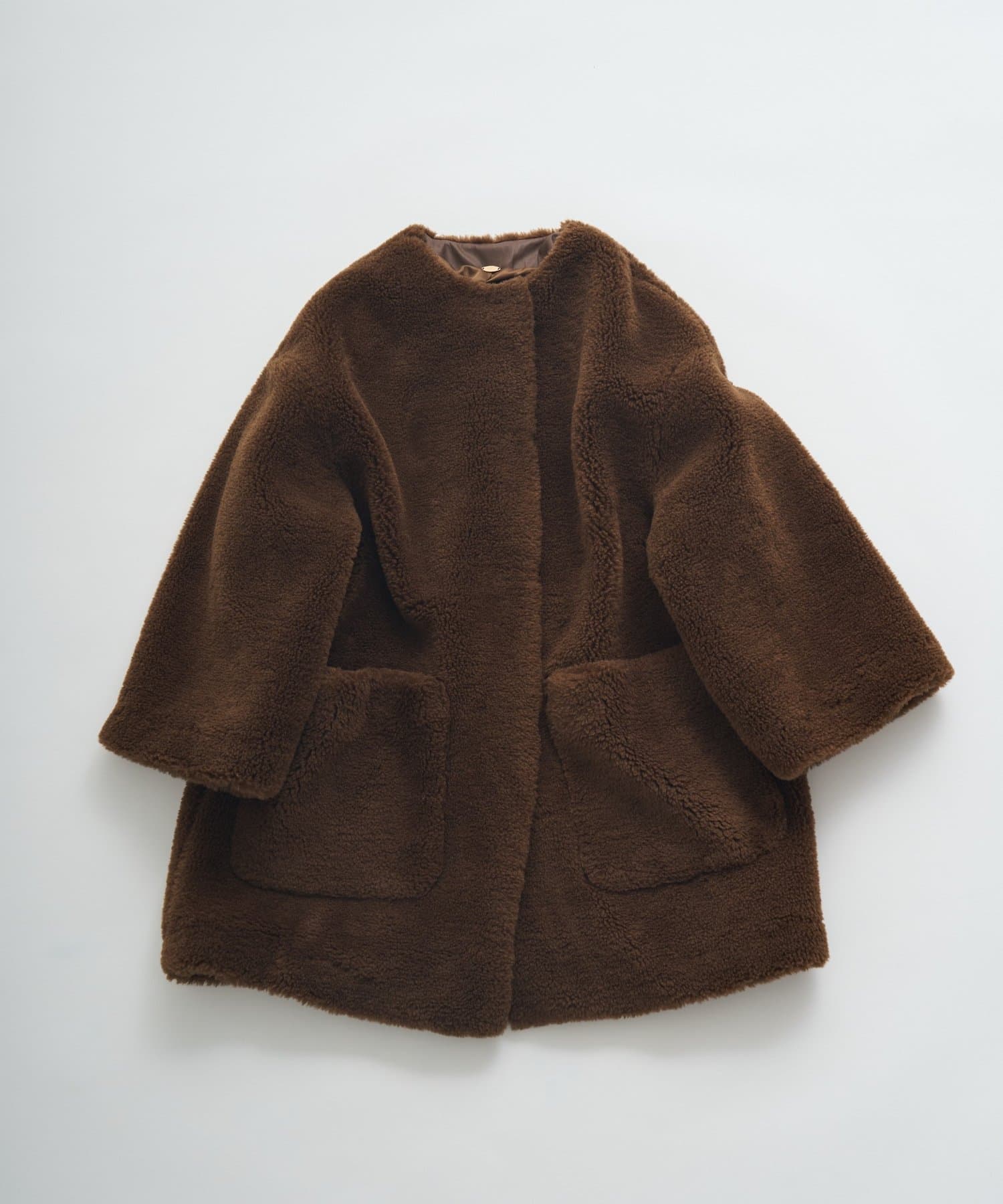 PUAL CE CIN(ピュアルセシン) リサイクルボアノーカラーコート