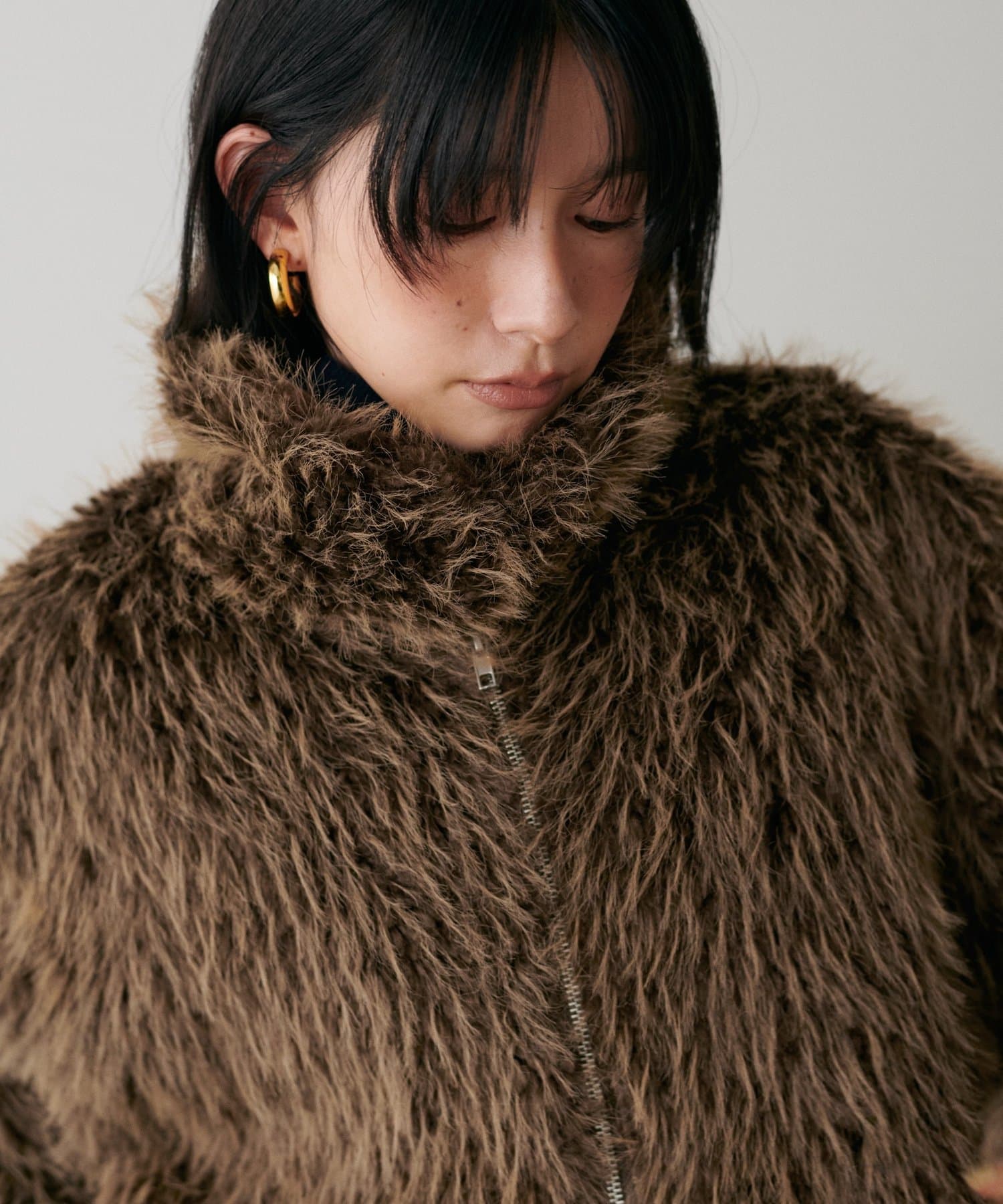 LARUTA(ラルータ) 2WAYネックファーブルゾン