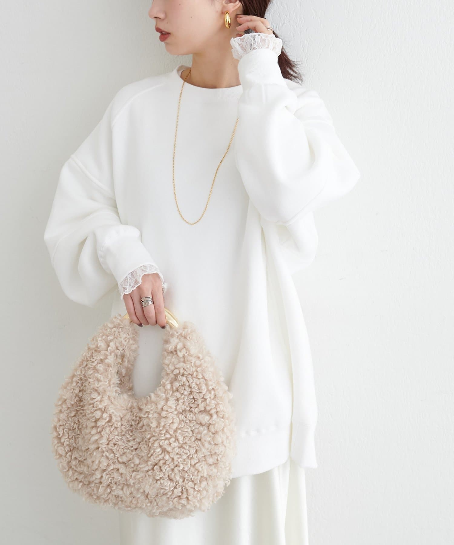 LARUTA(ラルータ) 切替デザインBIGスウェット