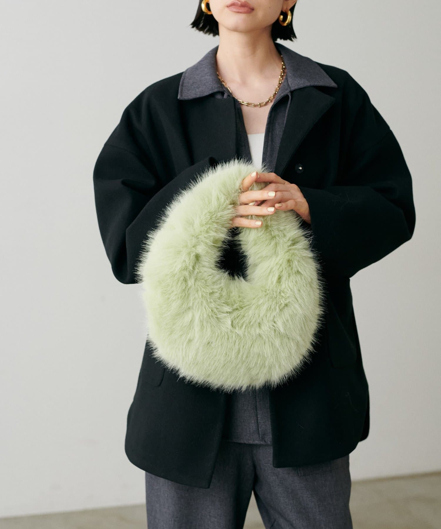 オーバルファーバッグ | LARUTA(ラルータ)レディース | PAL