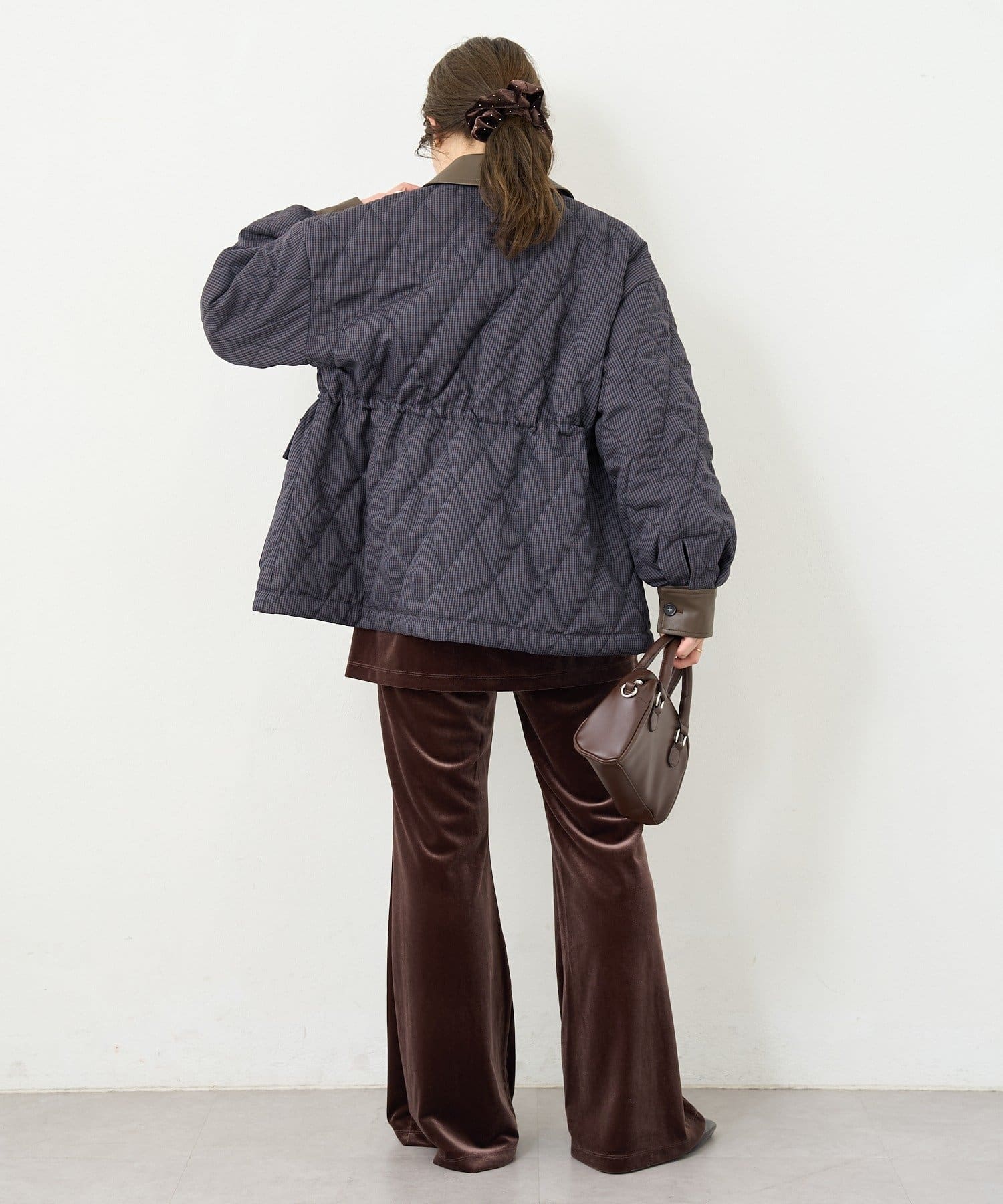 Kastane(カスタネ) B チェックキルティングジャケット