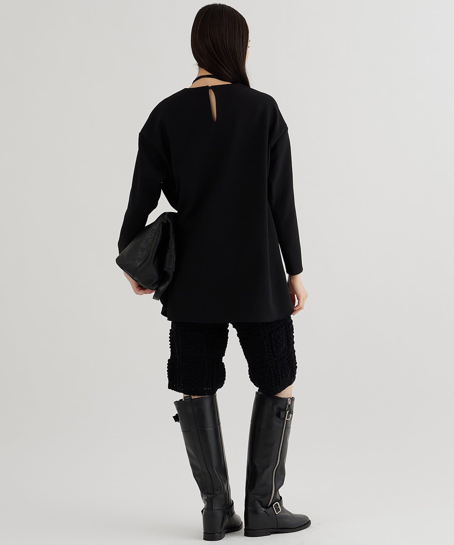 Whim Gazette(ウィム ガゼット) 刺繍ジョーゼットプルオーバー