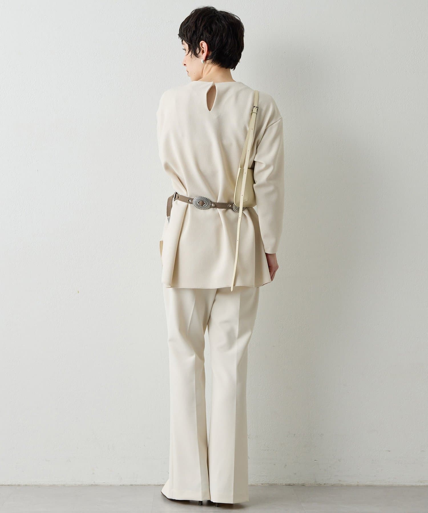 Whim Gazette(ウィム ガゼット) ＜一部店舗＆WEB限定カラーあり＞刺繍ジョーゼットプルオーバー