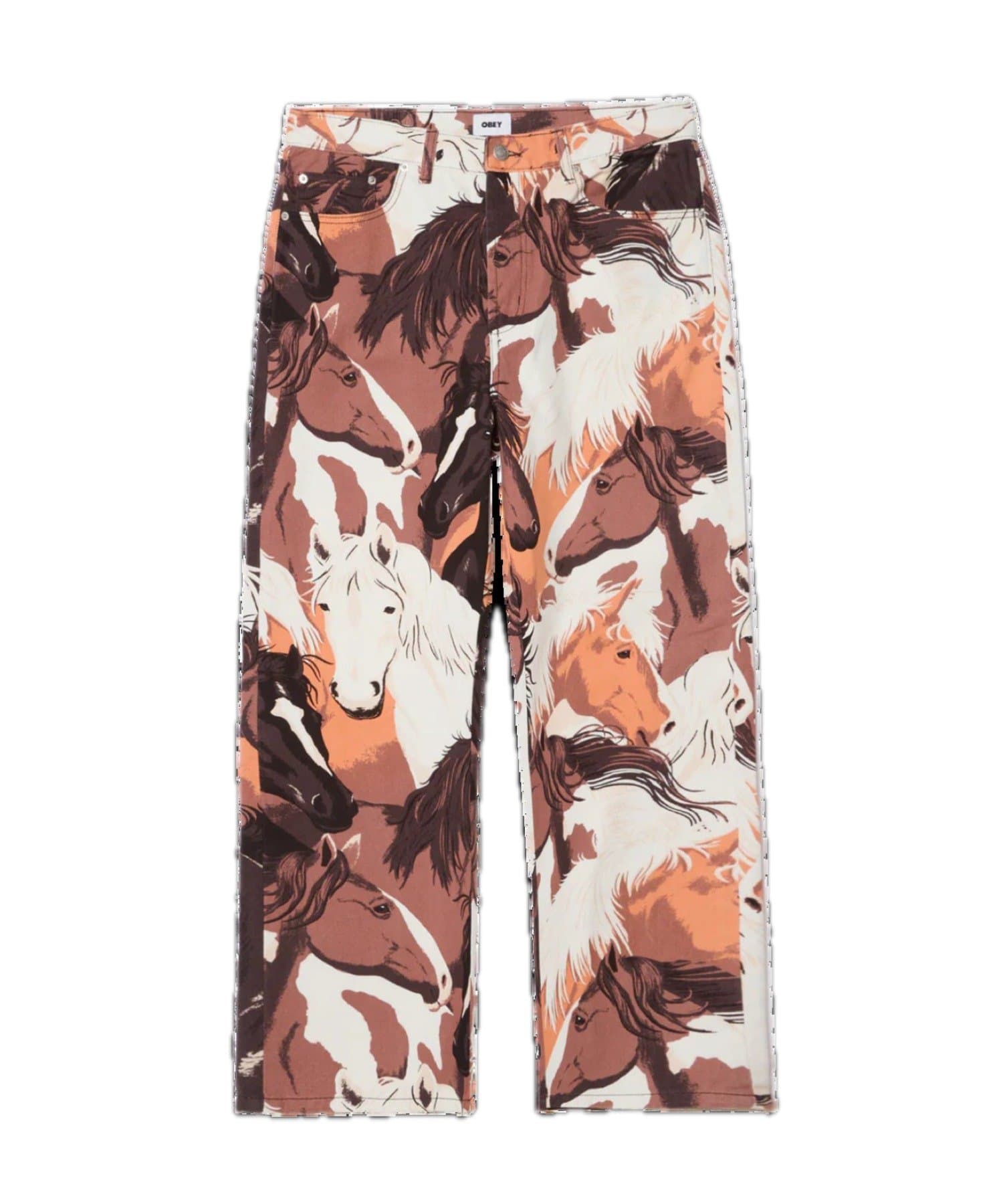 WHO’S WHO gallery(フーズフーギャラリー) 【OBEY】CLASSIC BAGGY PRINTED DENIM