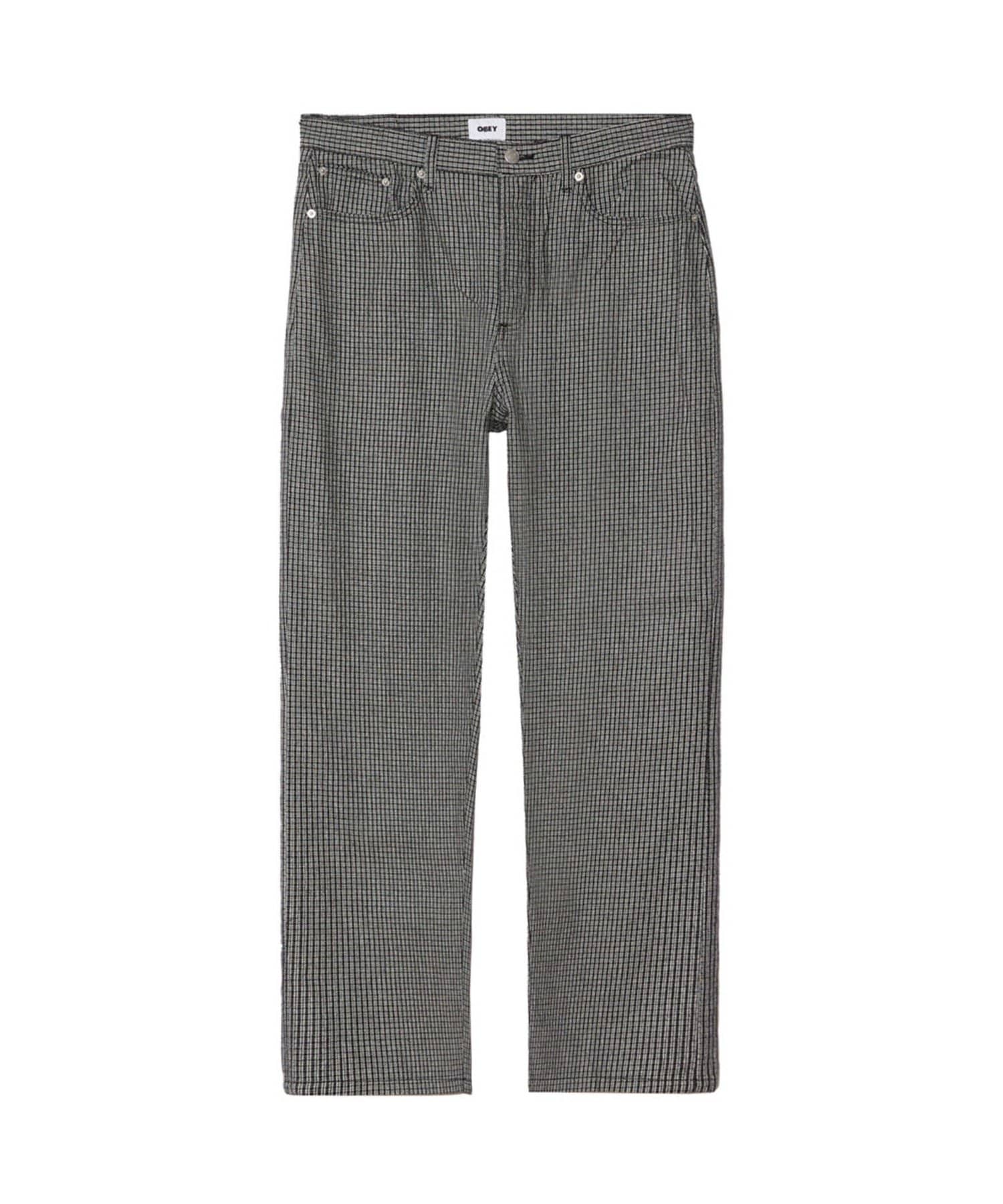 WHO’S WHO gallery(フーズフーギャラリー) 【OBEY / オベイ】CLASSIC BAGGY PLAID DENIM