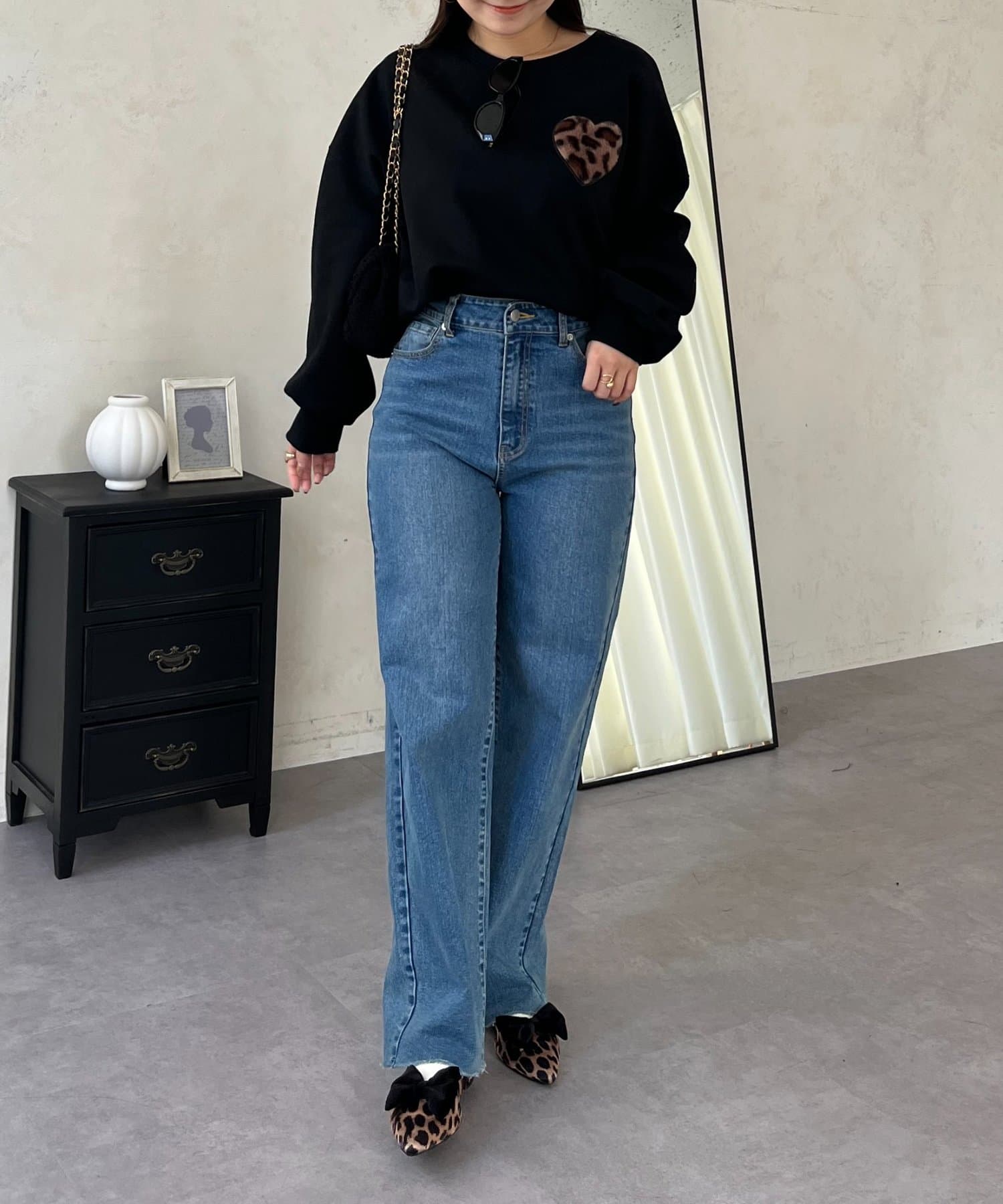 prose verse(プロズヴェール) ファーハートモチーフスウェット