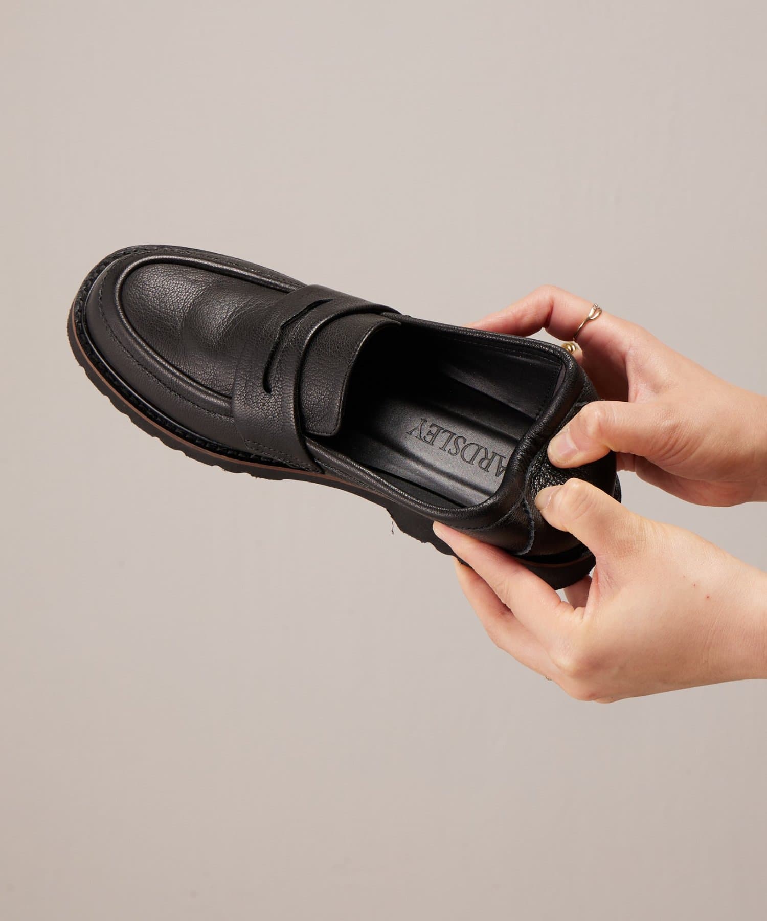 BEARDSLEY(ビアズリー) 《完売サイズ追加検討中》レザーボリュームローファー