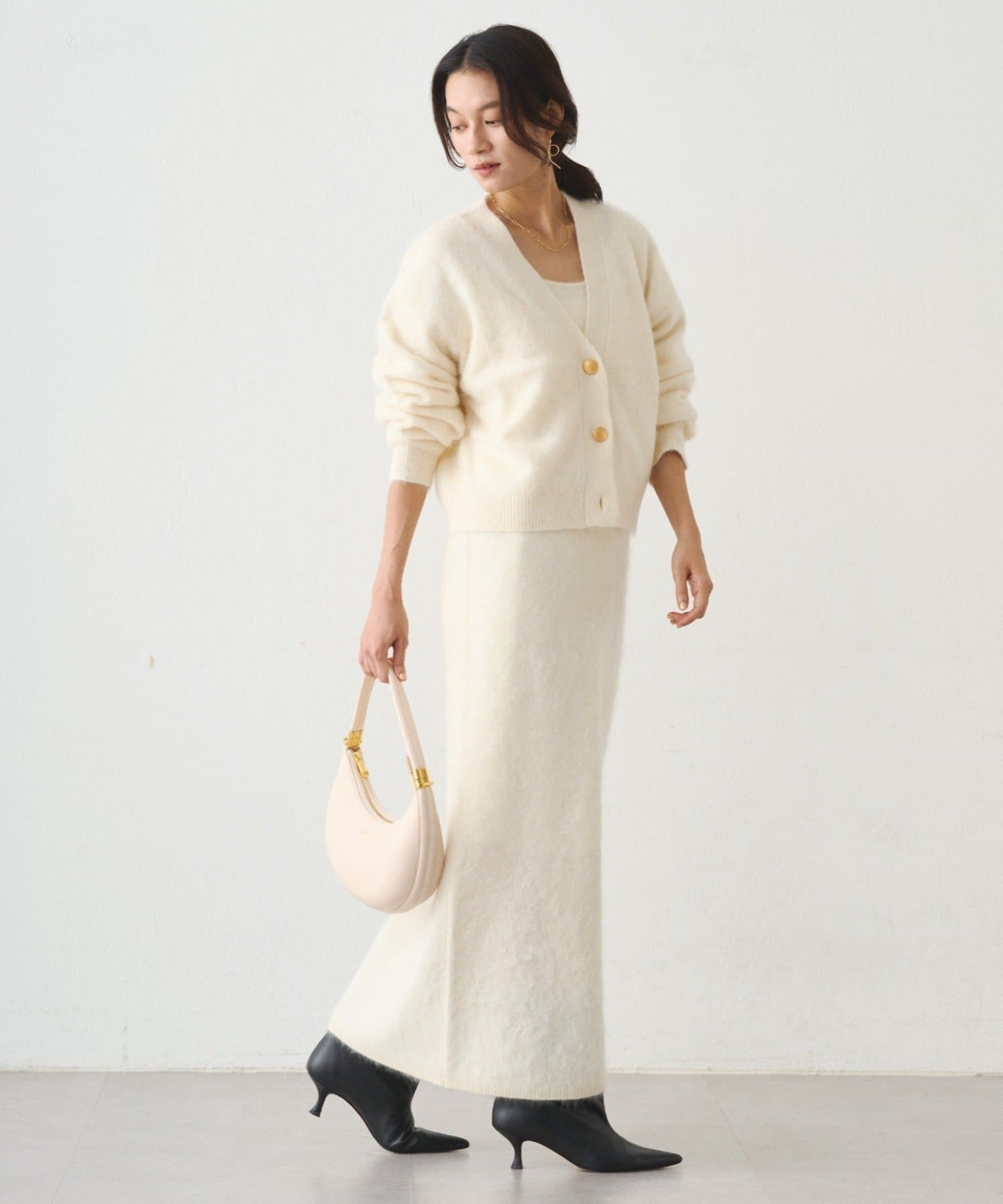 LOUNGEDRESS(ラウンジドレス) シャギーニットワンピース