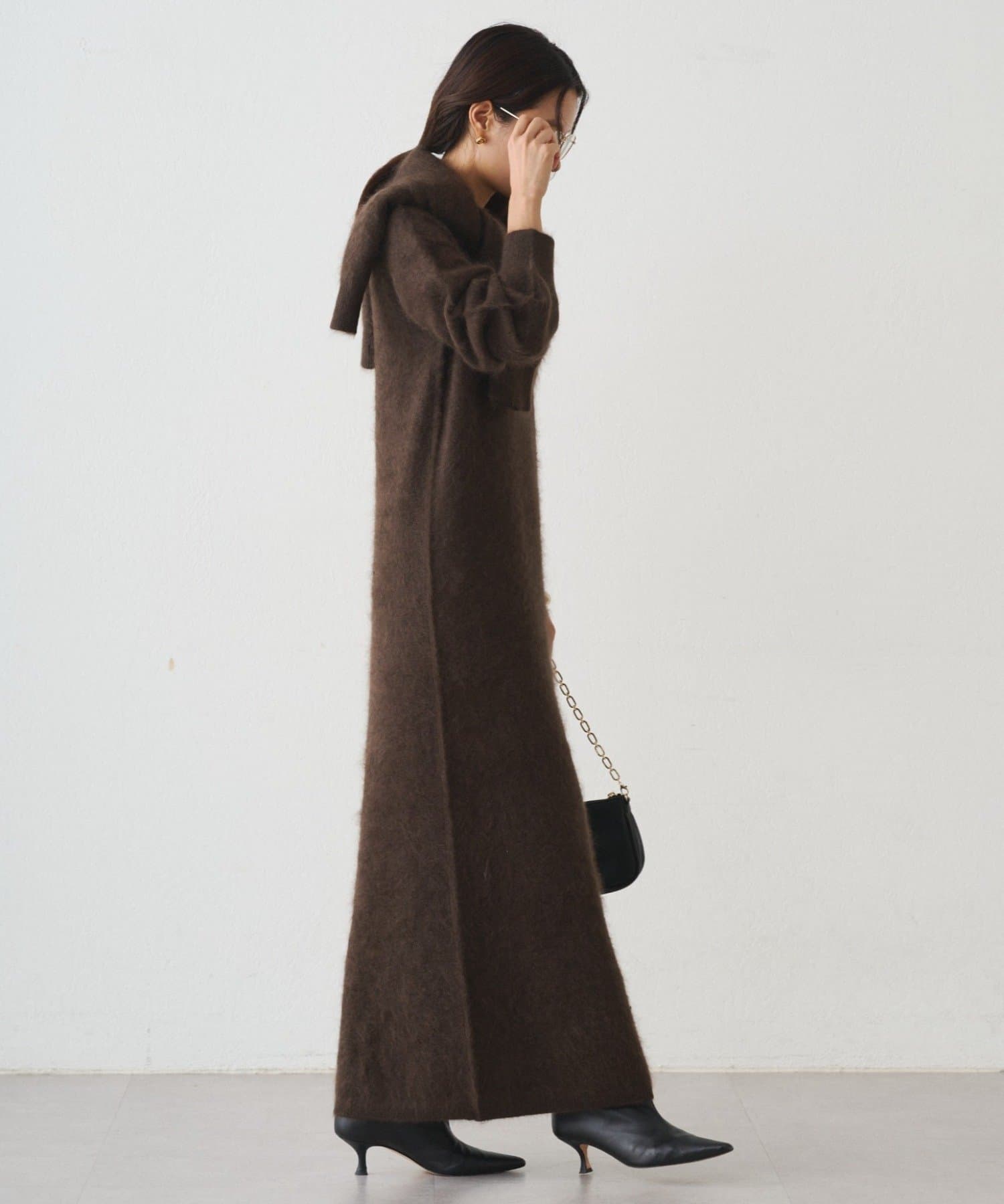 LOUNGEDRESS(ラウンジドレス) シャギーニットワンピース