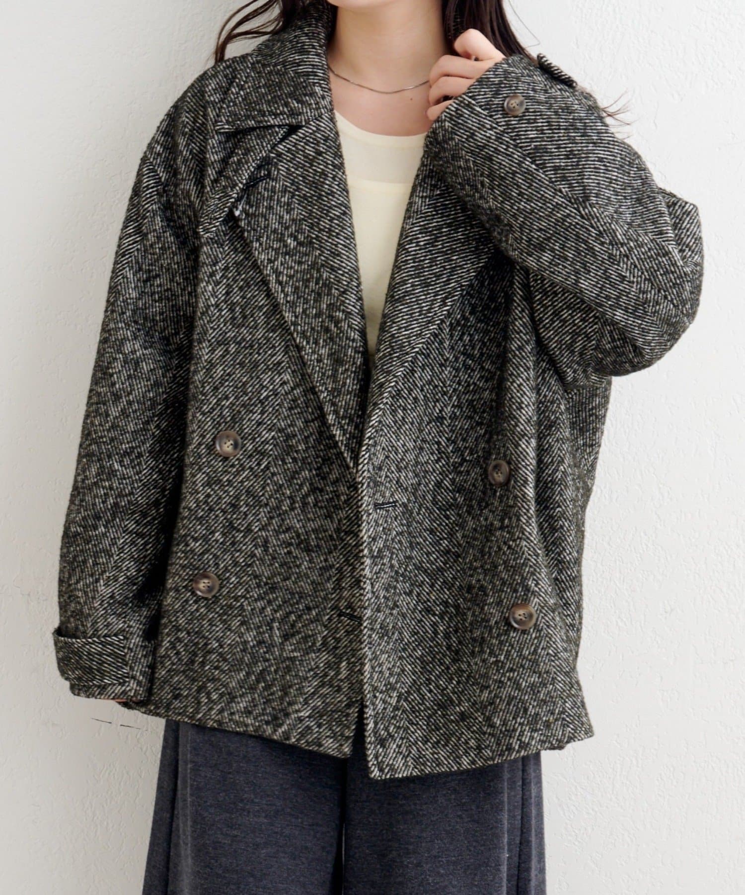 Kastane(カスタネ) B コクーンテーラードコート