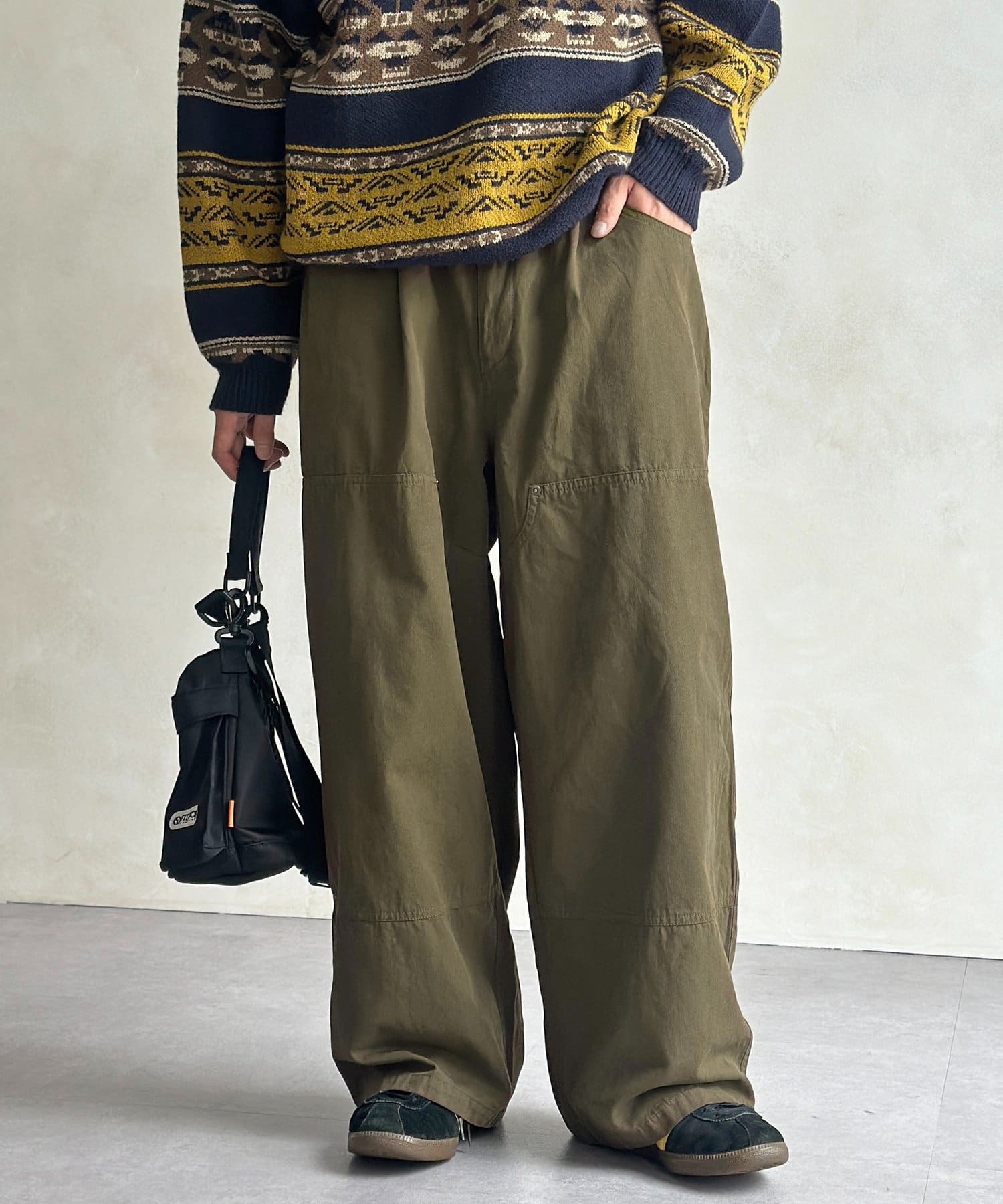 CPCM(シーピーシーエム) ダックダブルニーパンツ