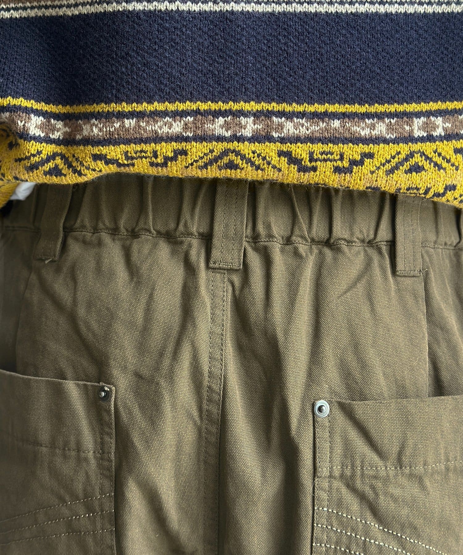 CPCM(シーピーシーエム) ダックダブルニーパンツ