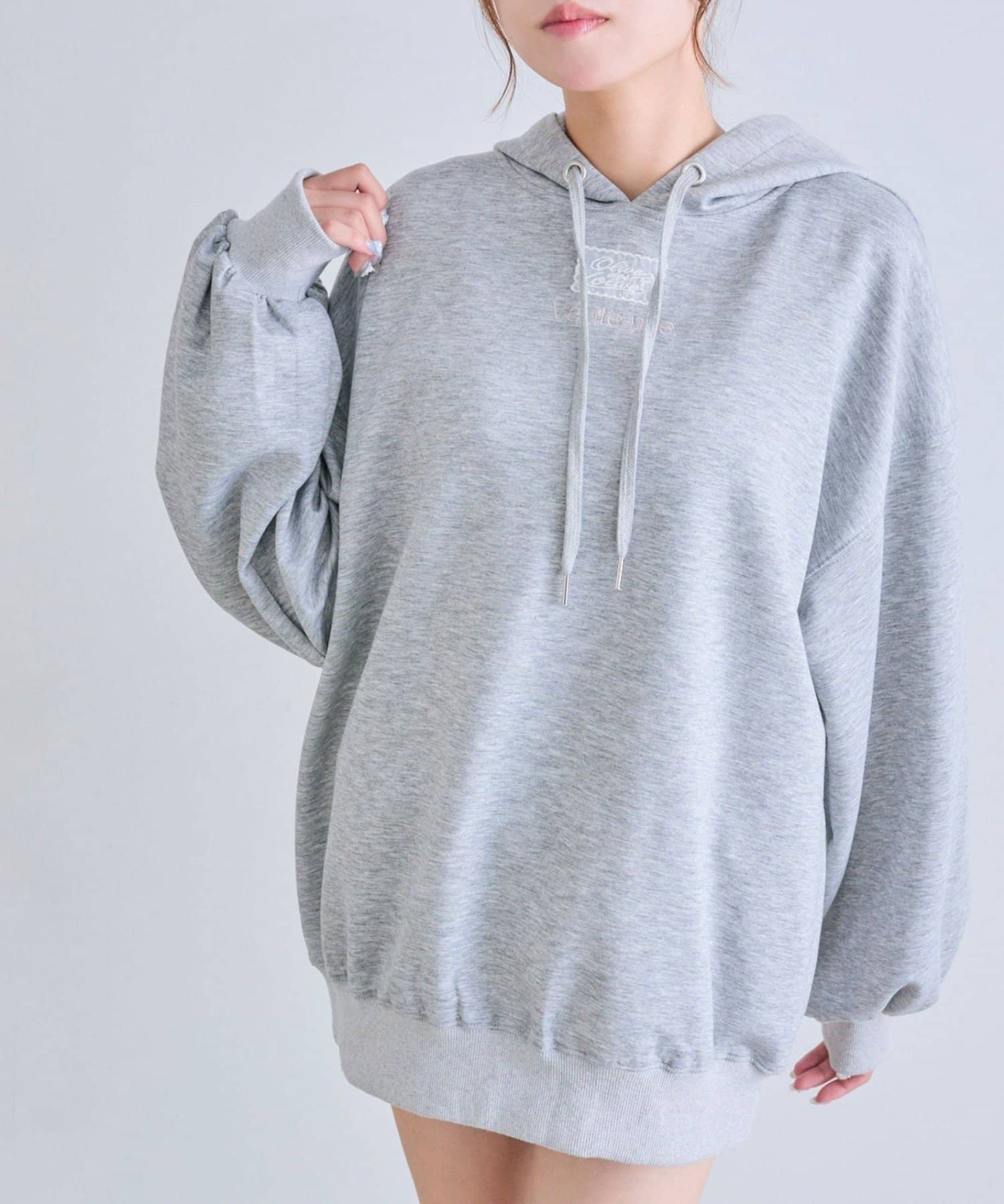 NICE CLAUP / OLIVE des OLIVE OUTLET(ナイスクラップ  / オリーブ デ オリーブ アウトレット) 【 OLIVE des OLIVE】ゆるたぽパーカー