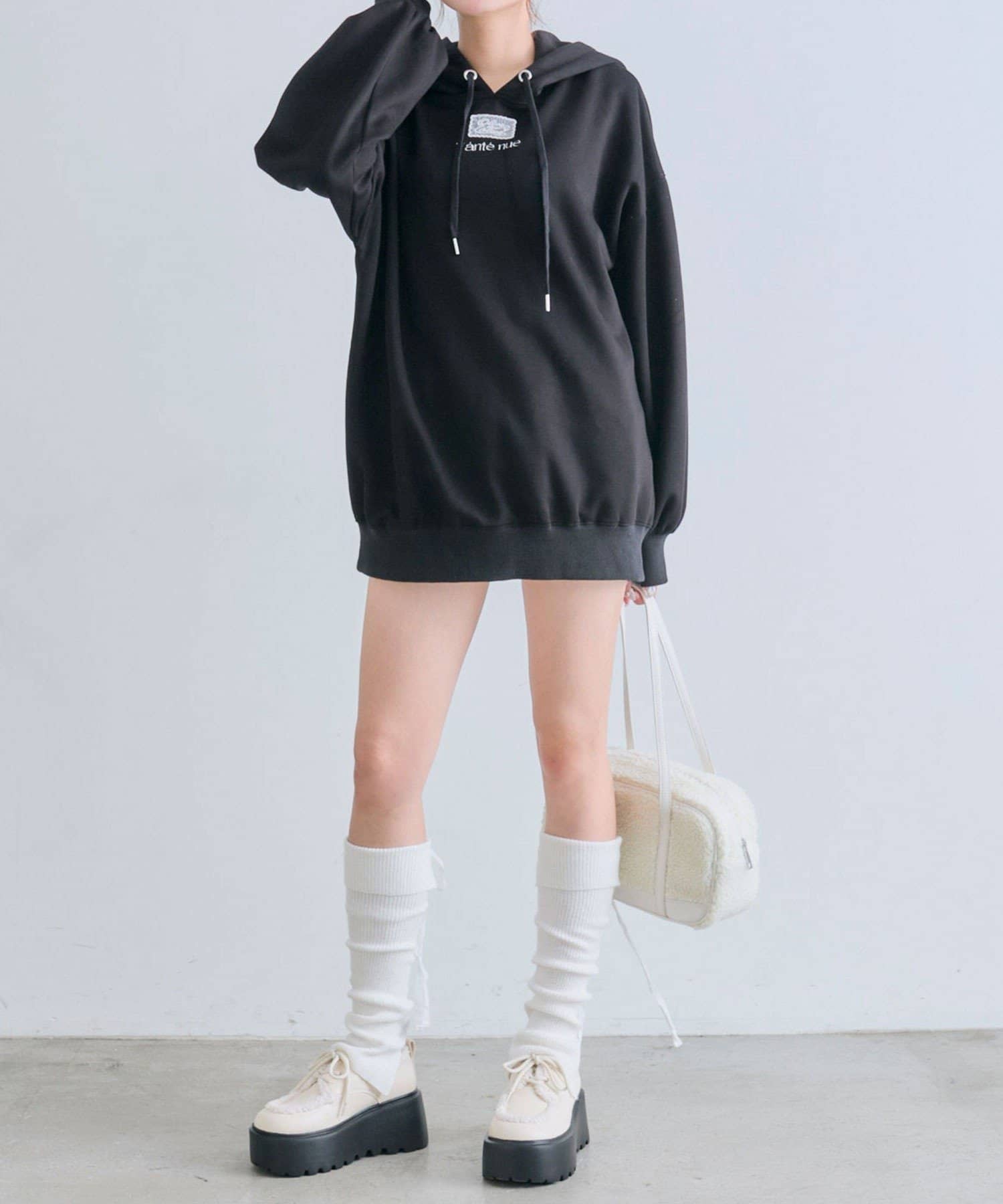 NICE CLAUP / OLIVE des OLIVE OUTLET(ナイスクラップ  / オリーブ デ オリーブ アウトレット) 【 OLIVE des OLIVE】ゆるたぽパーカー