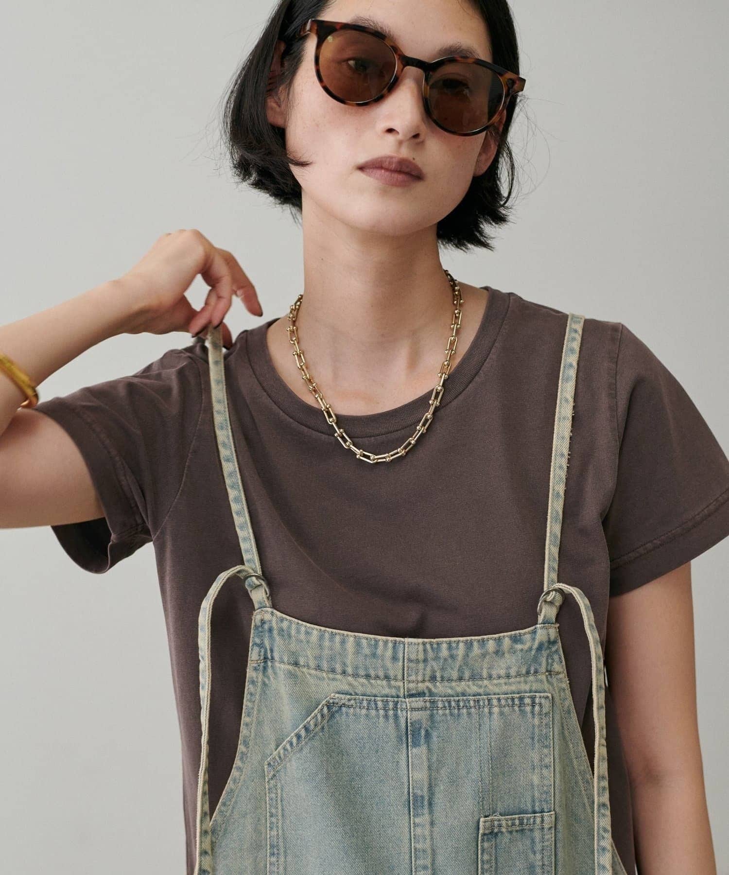 NICE CLAUP / OLIVE des OLIVE OUTLET(ナイスクラップ  / オリーブ デ オリーブ アウトレット) 【LARUTA】ピグメントベーシックTee