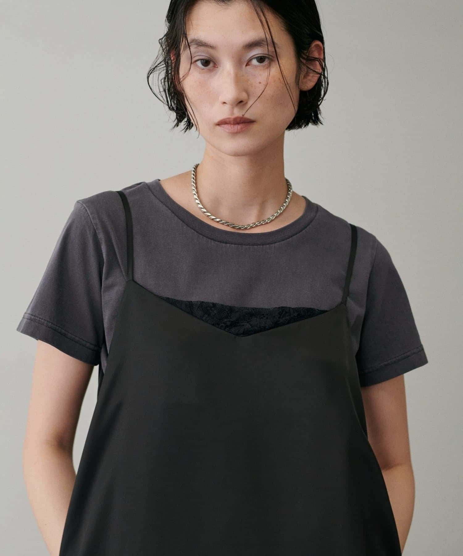 NICE CLAUP / OLIVE des OLIVE OUTLET(ナイスクラップ  / オリーブ デ オリーブ アウトレット) 【LARUTA】ピグメントベーシックTee