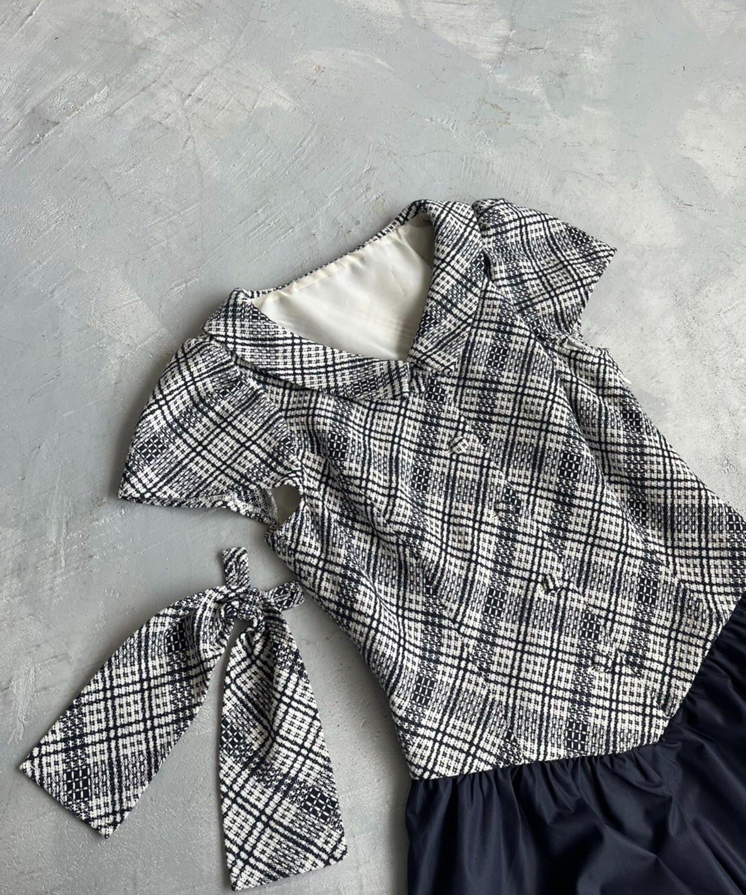 NICE CLAUP / OLIVE des OLIVE OUTLET(ナイスクラップ  / オリーブ デ オリーブ アウトレット) 【one after another】バルーンミニワンピ