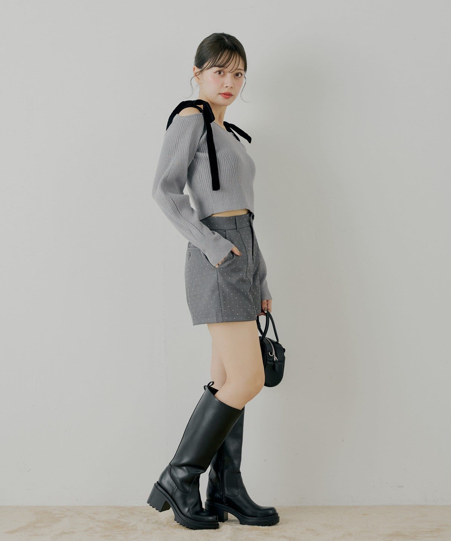 Chico(チコ) ラインストーンショートパンツ