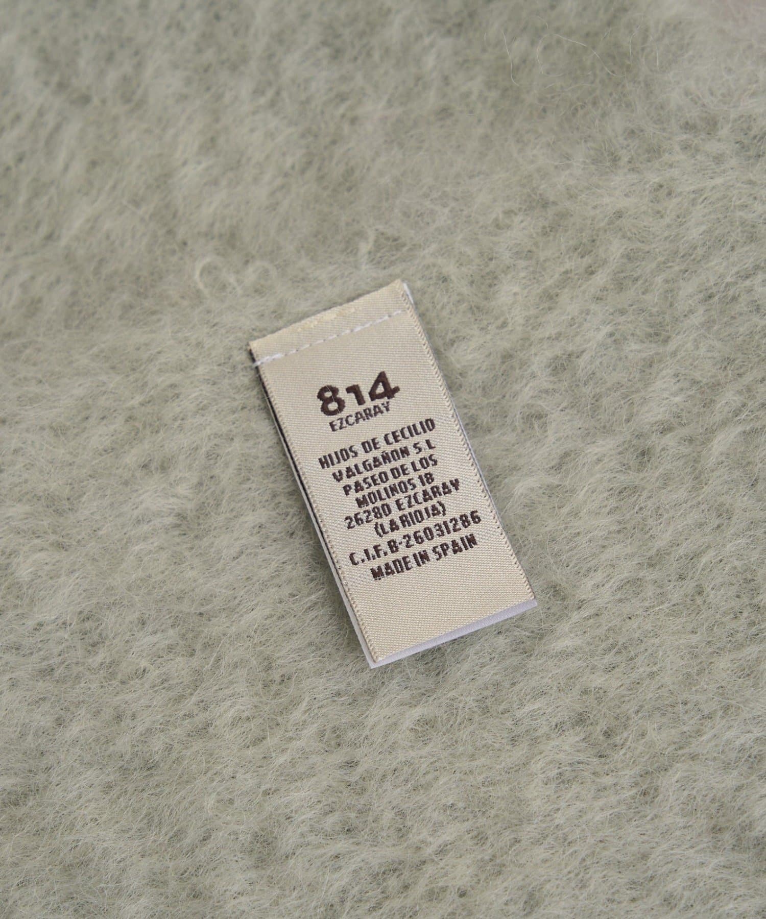 Omekashi(オメカシ) 814 EZCARAY SCARF MOHAIR