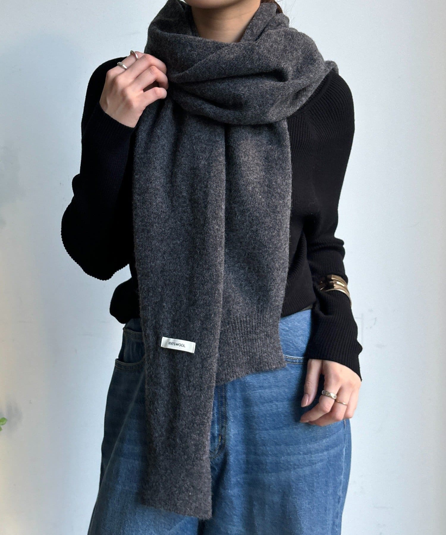 DOUDOU(ドゥドゥ) ウールマルチWAYストール