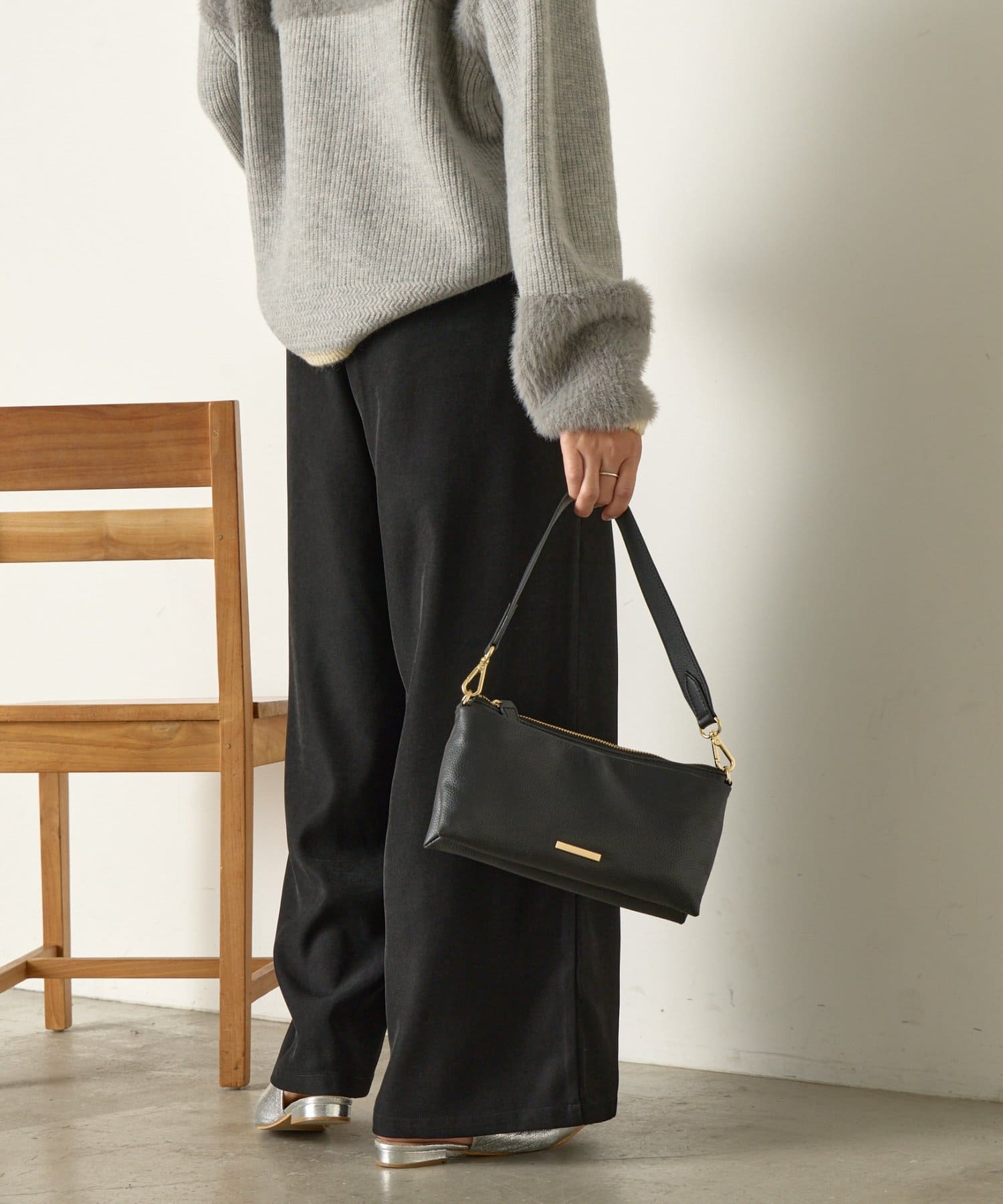 Jena　espace merveilleux(ジェナ　エスパスメルヴェイユ) 2タックワイドパンツ