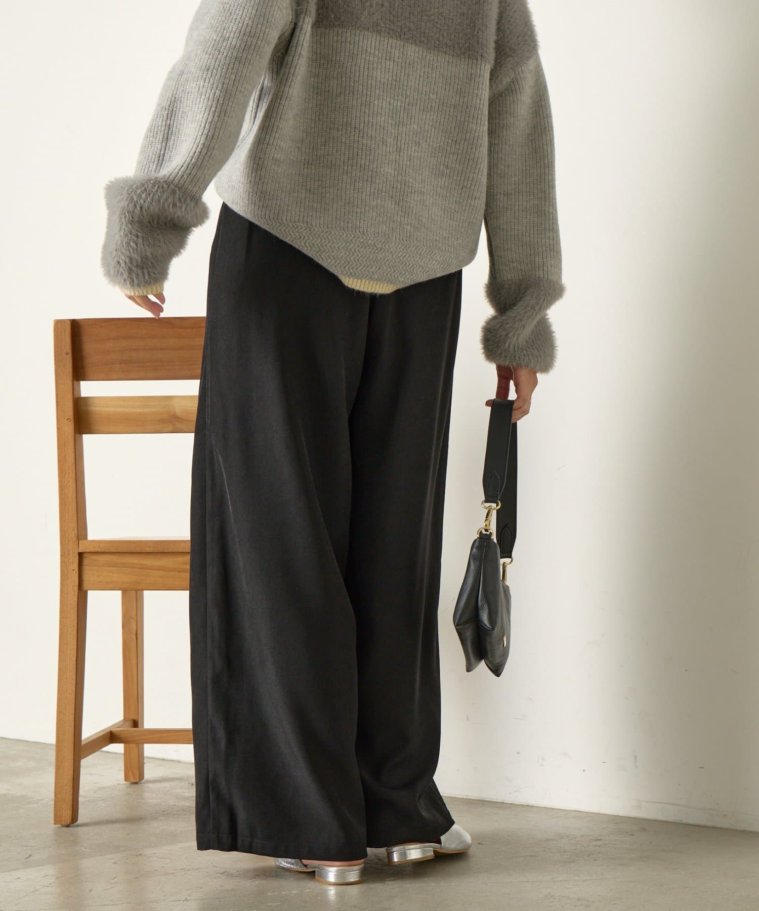 Jena　espace merveilleux(ジェナ　エスパスメルヴェイユ) 2タックワイドパンツ