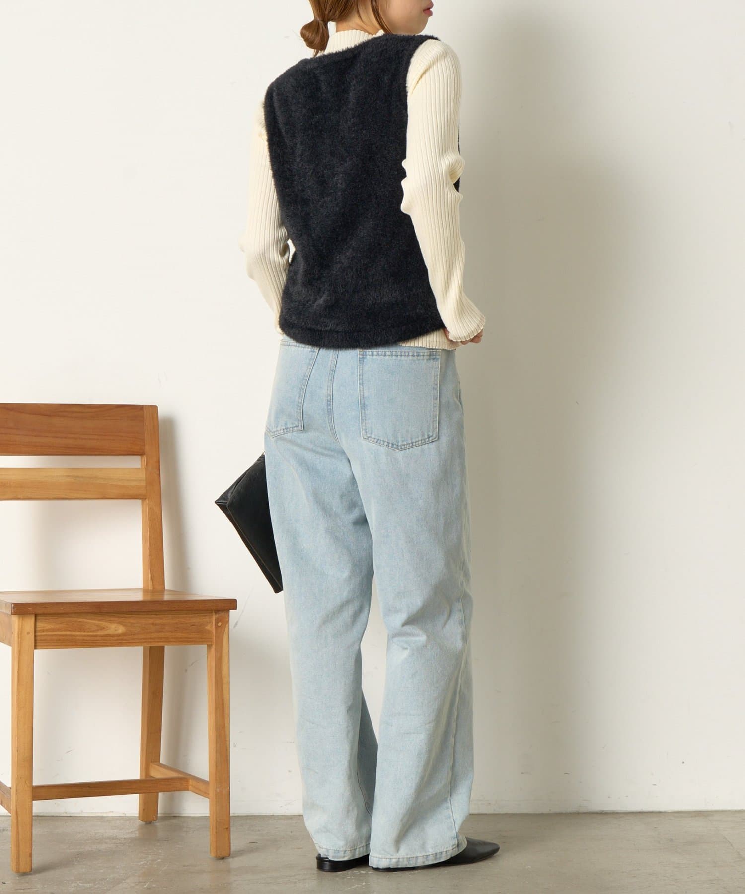 Jena　espace merveilleux(ジェナ　エスパスメルヴェイユ) フェザーベストセットブラウス