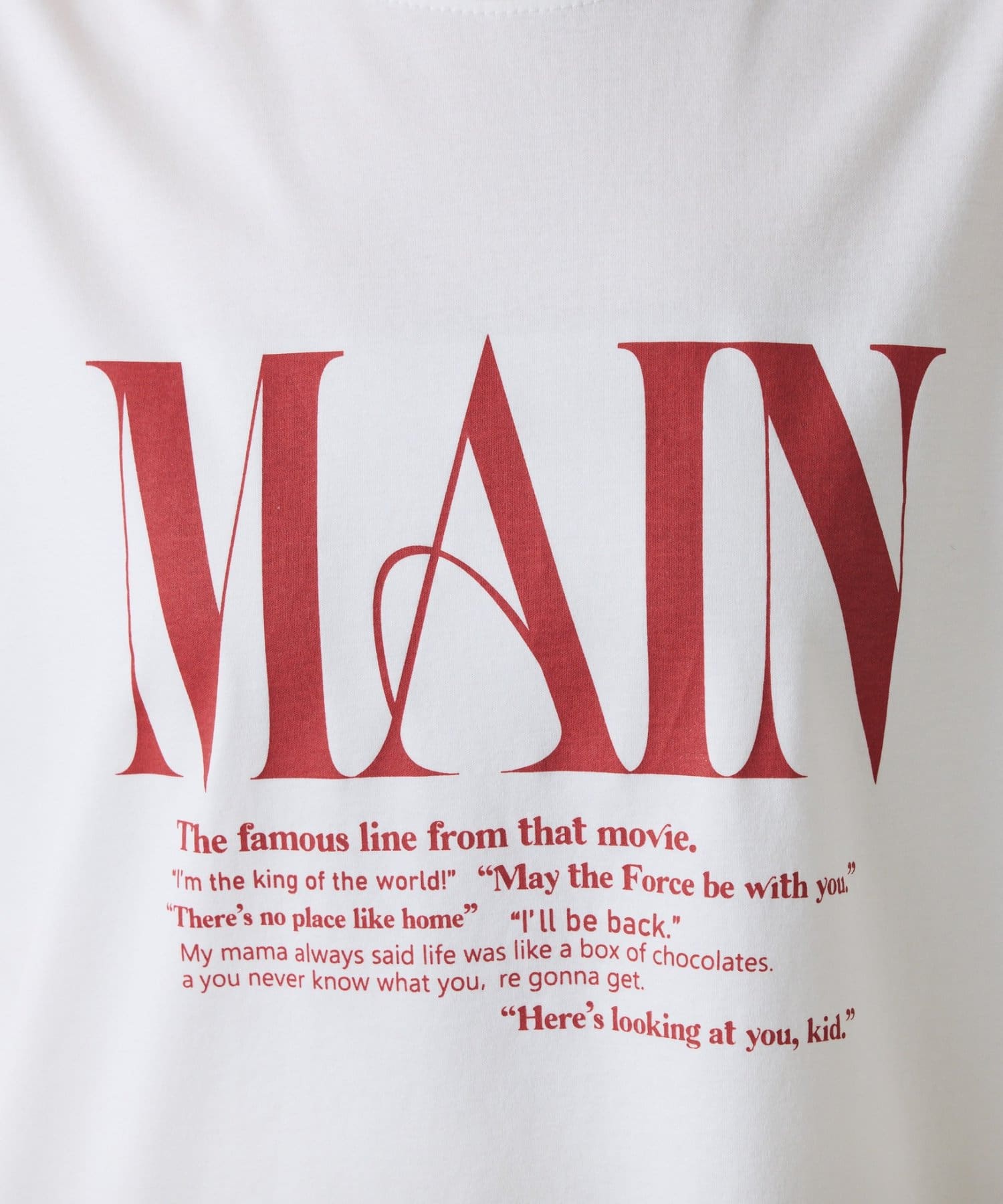 COLLAGE GALLARDAGALANTE(コラージュ ガリャルダガランテ) 【着やすい五分袖】オーバーロゴTシャツ