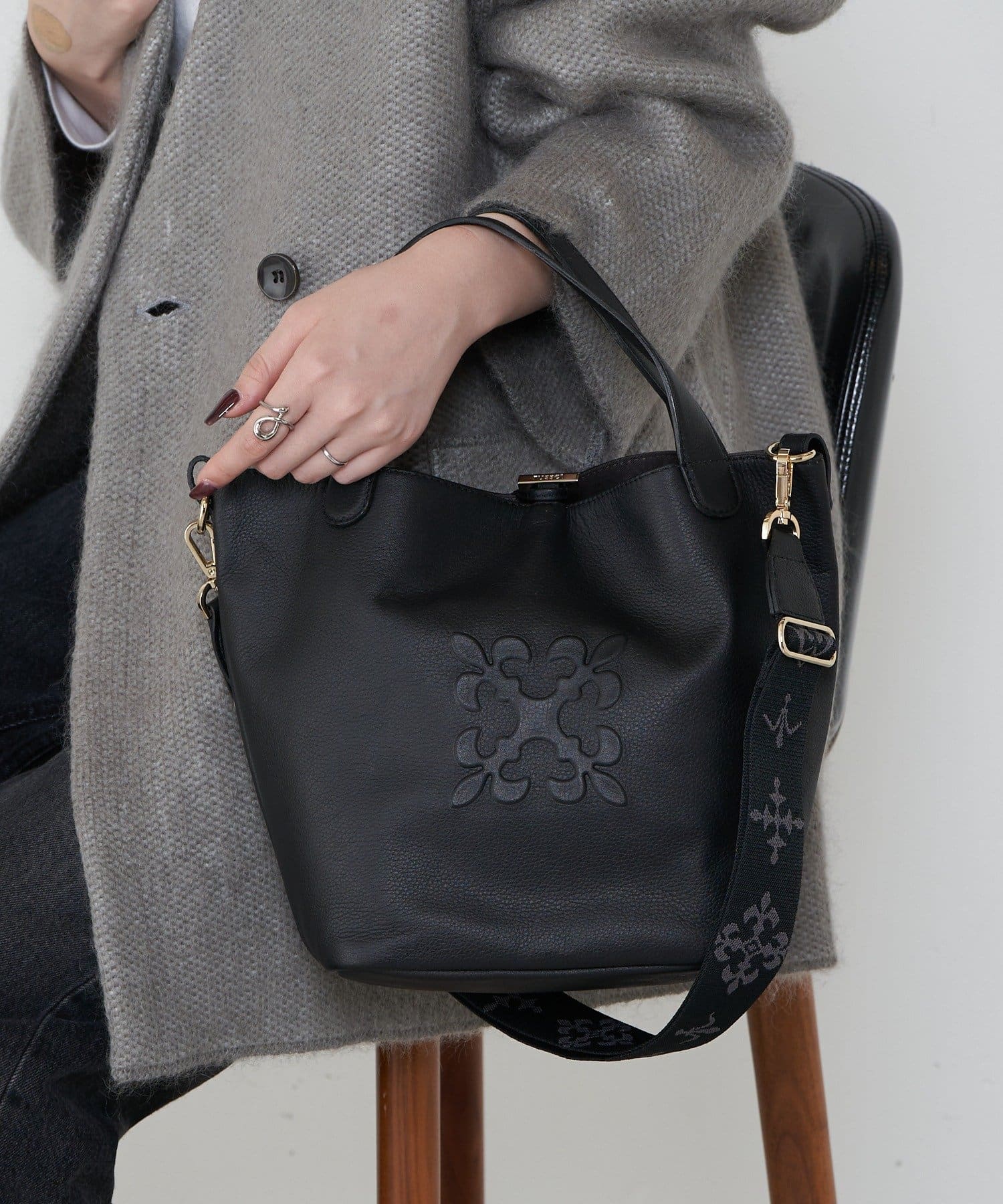 russet(ラシット) ソフトレザー2WAYミニトートバッグ