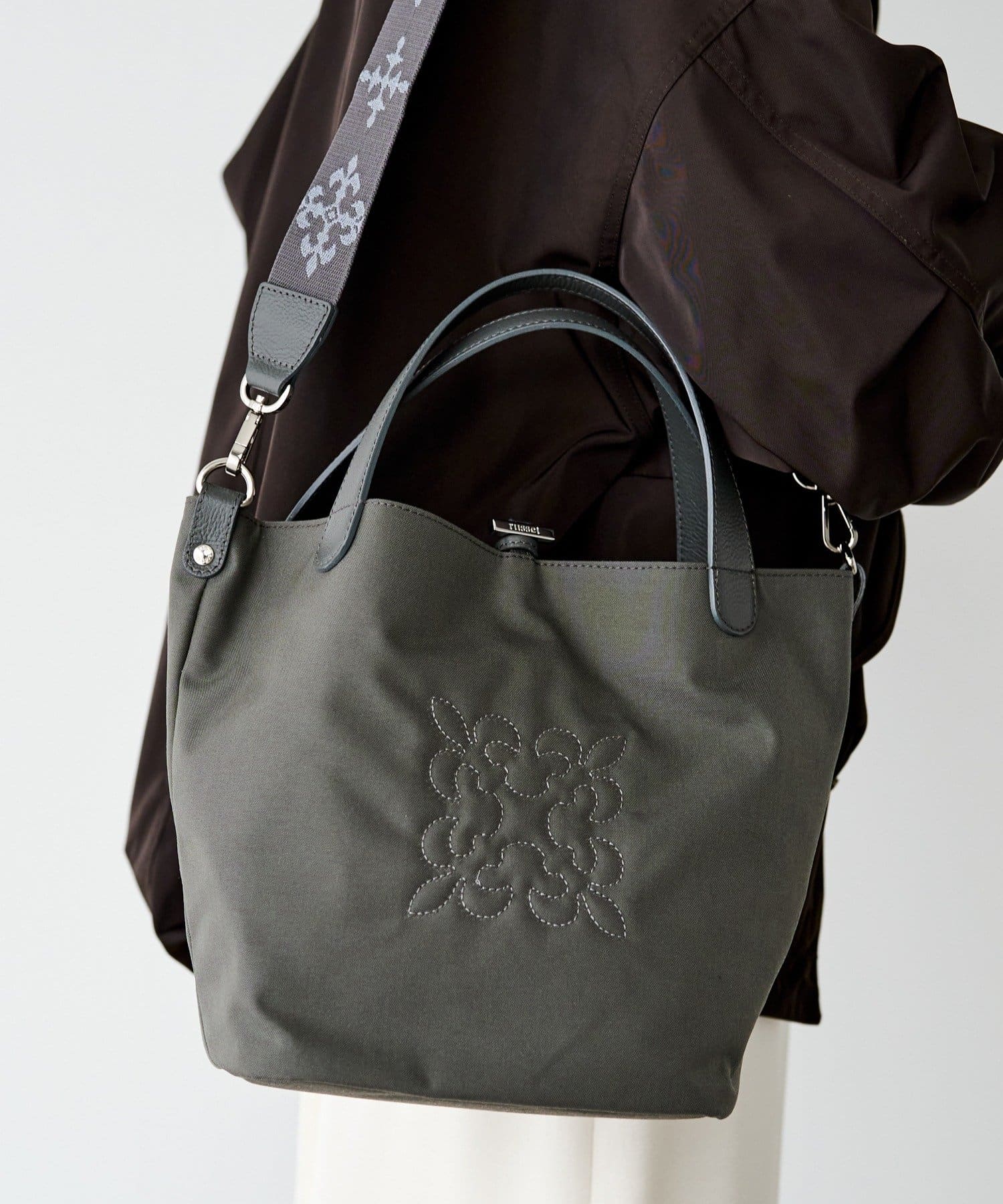 russet(ラシット) コーデュラナイロン2WAYミニトートバッグ