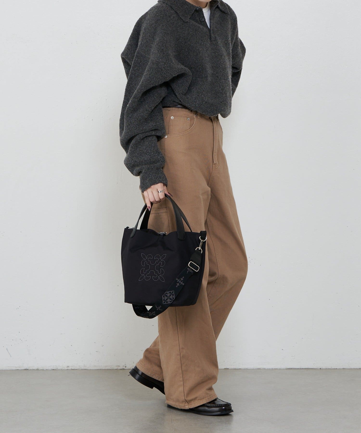 russet(ラシット) 《WEB限定》コーデュラナイロン2WAYミニトートバッグ