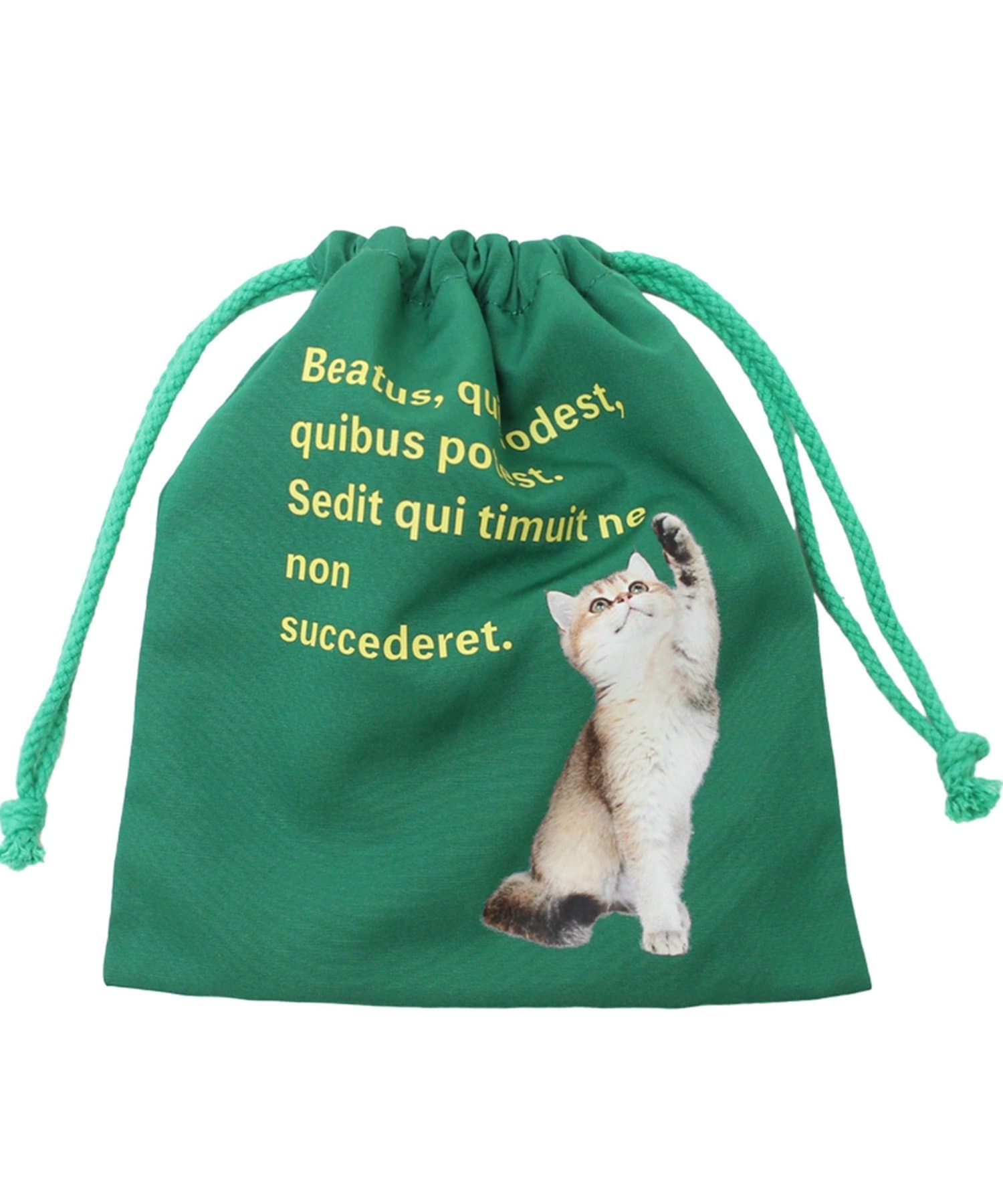 DISCOAT(ディスコート) 【WEB限定】アニマルメッセージ巾着ポーチ