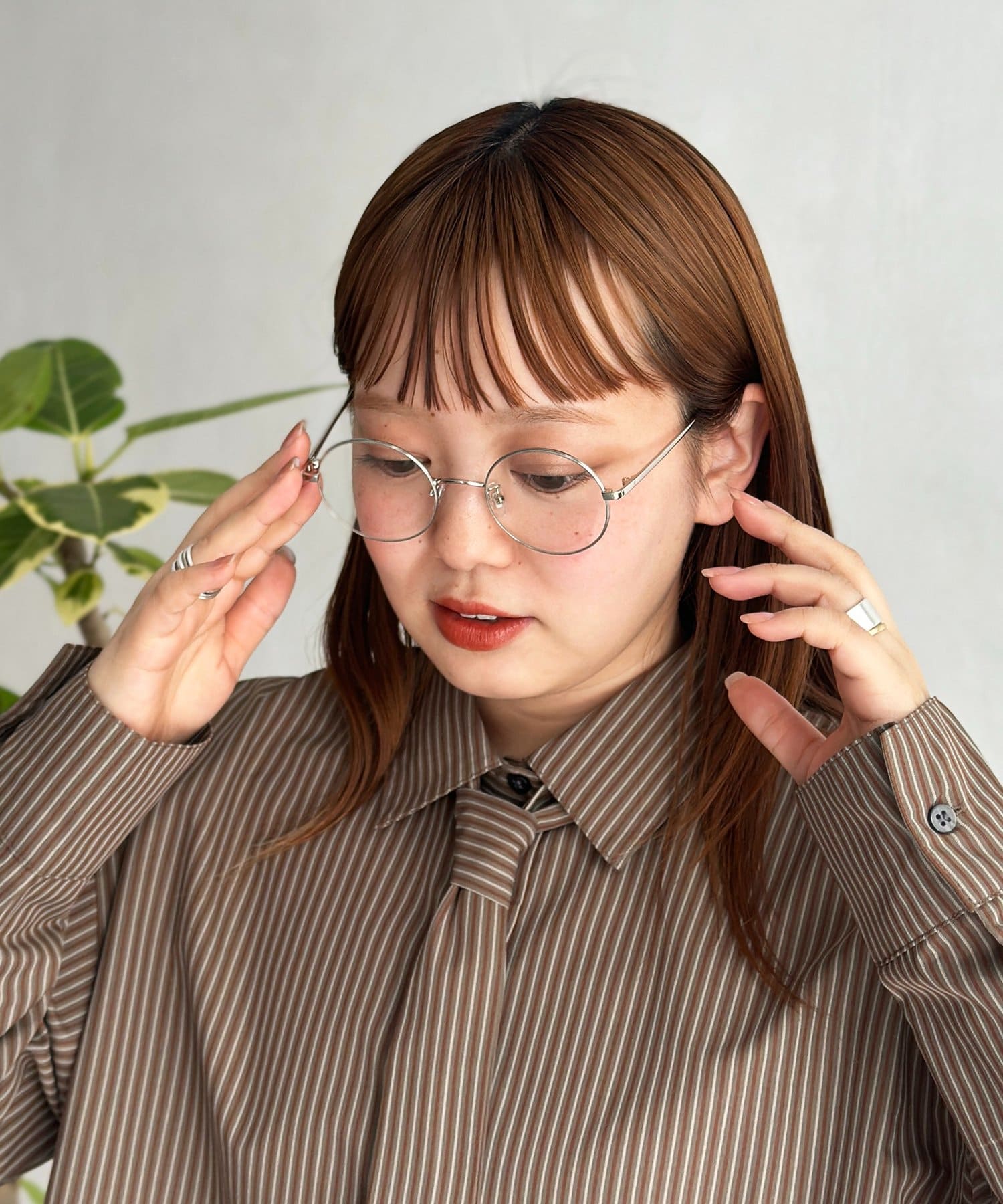 CPCM(シーピーシーエム) メタルフレームリムレスメガネ