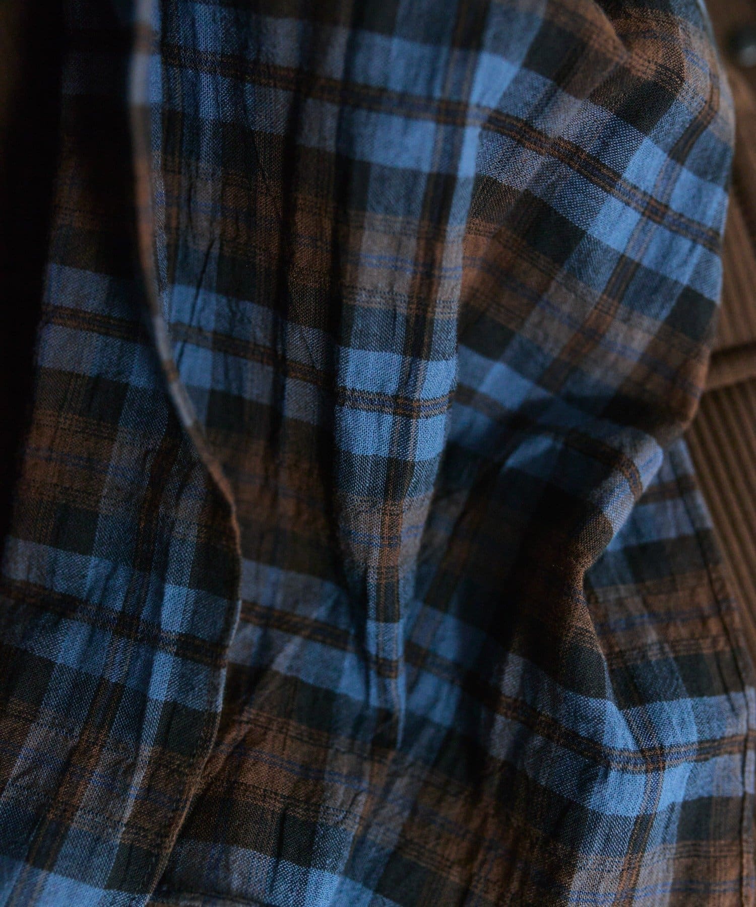 ear PAPILLONNER(イア パピヨネ) コットンタータンチェックストール