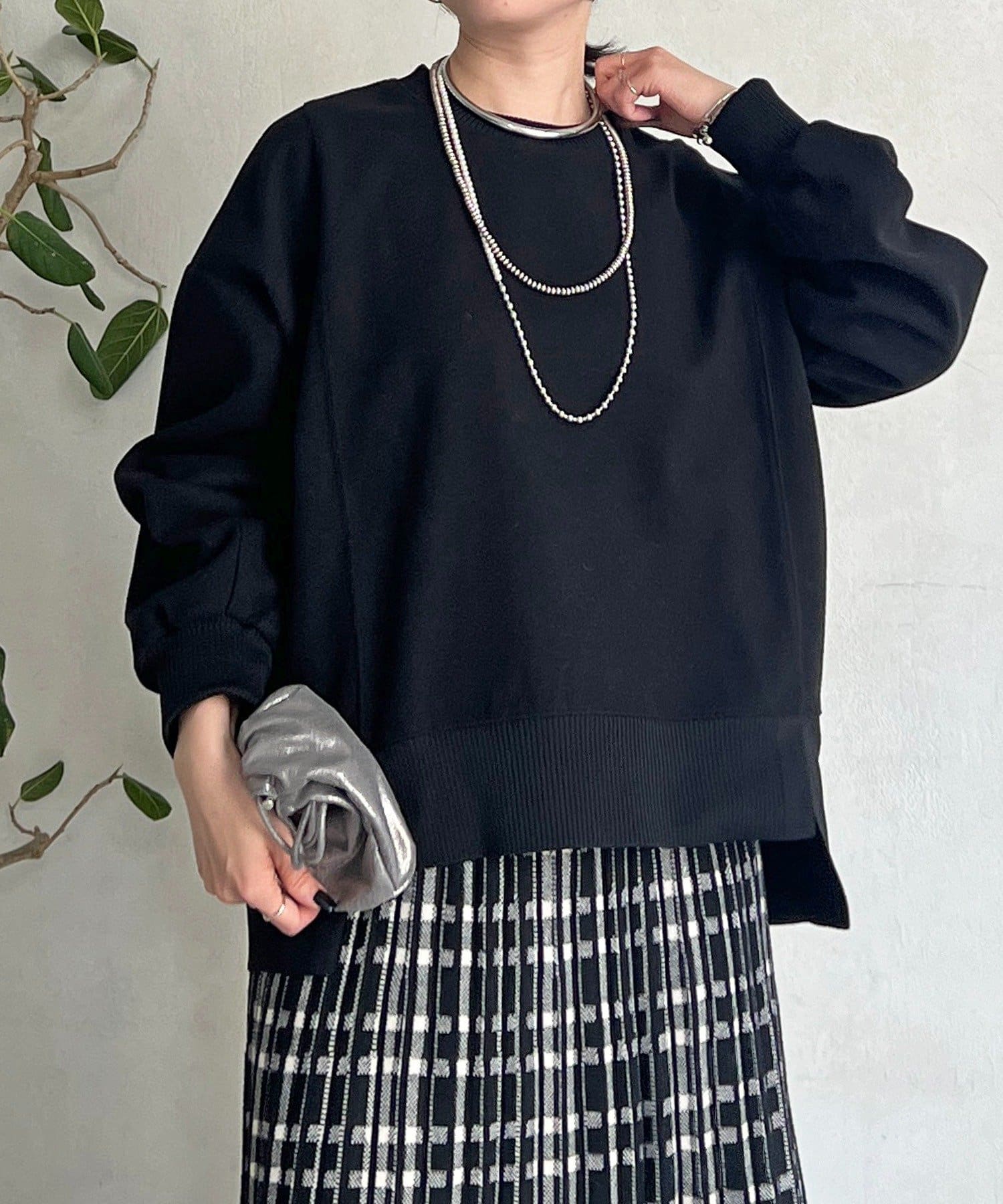 Croisiere(クロジエール) 起毛ボンディングプルオーバー