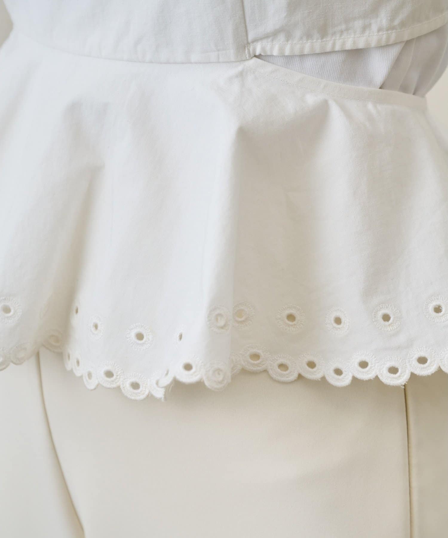 Whim Gazette(ウィム ガゼット) 【GEMINI】スカラップキャミソール