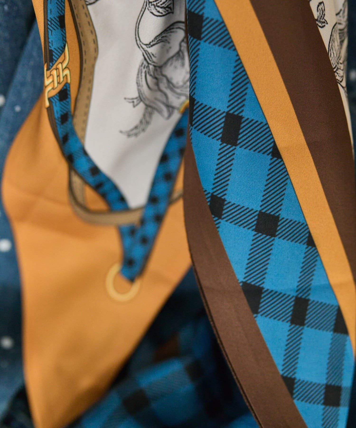 ear PAPILLONNER(イア パピヨネ) クラシックチェックストール