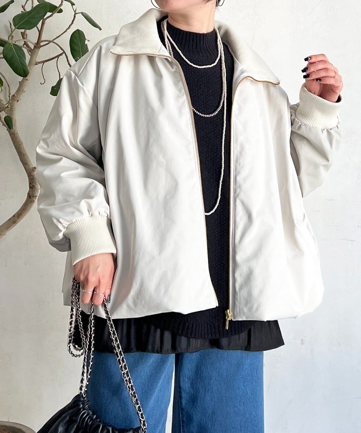 Croisiere(クロジエール) ミリタリーバルーンジャケット