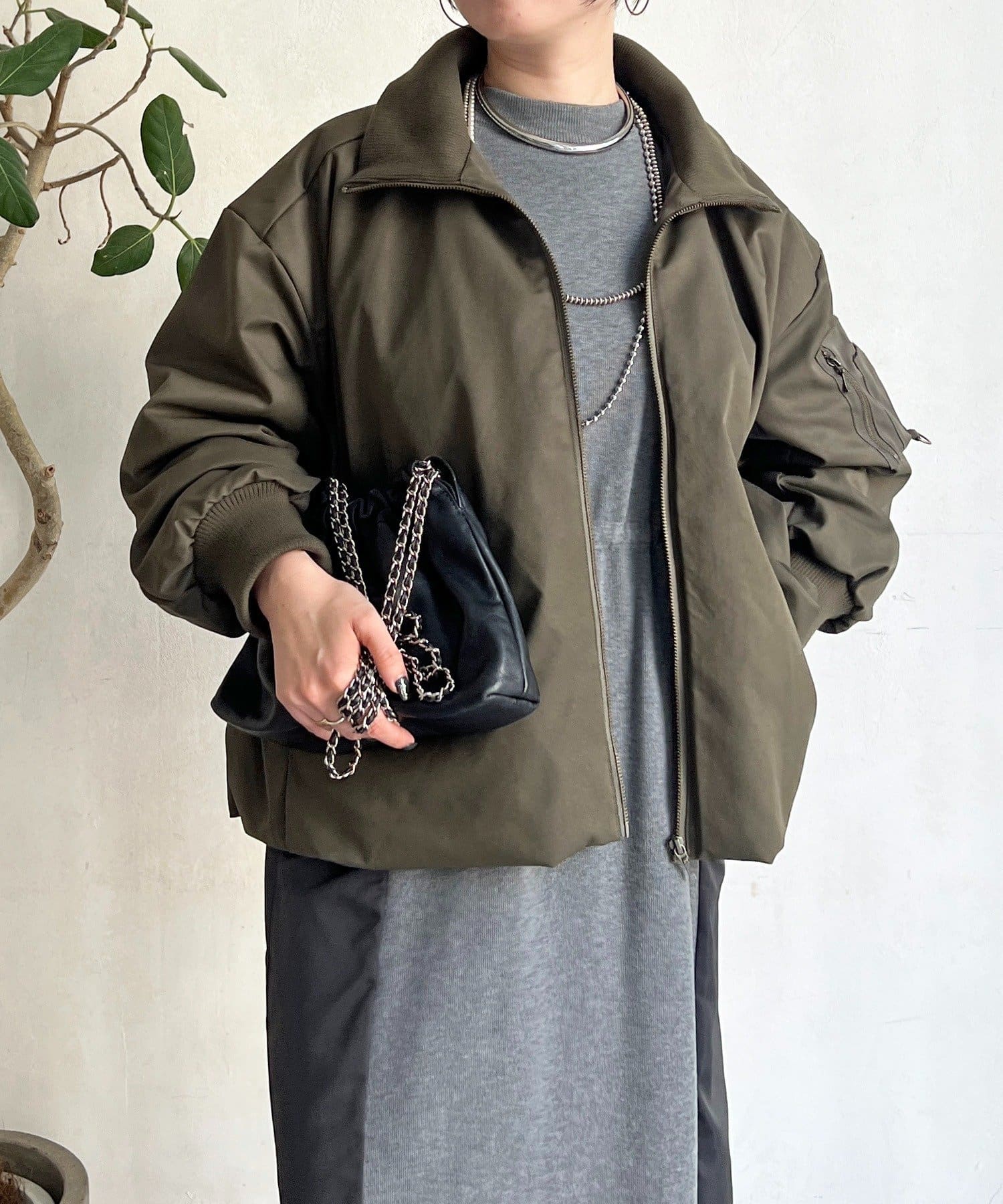 Croisiere(クロジエール) ミリタリーバルーンジャケット